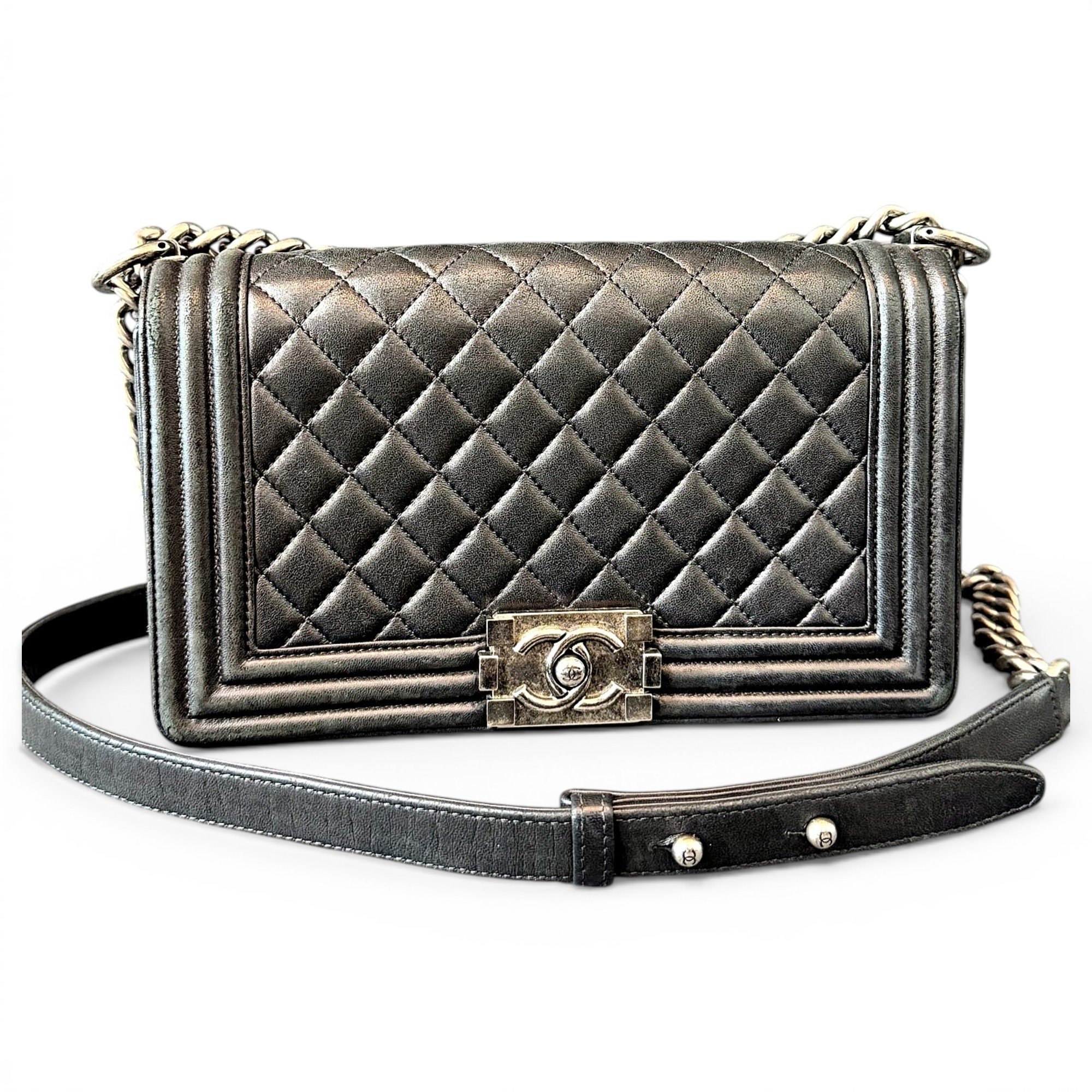 Boy leather handbag