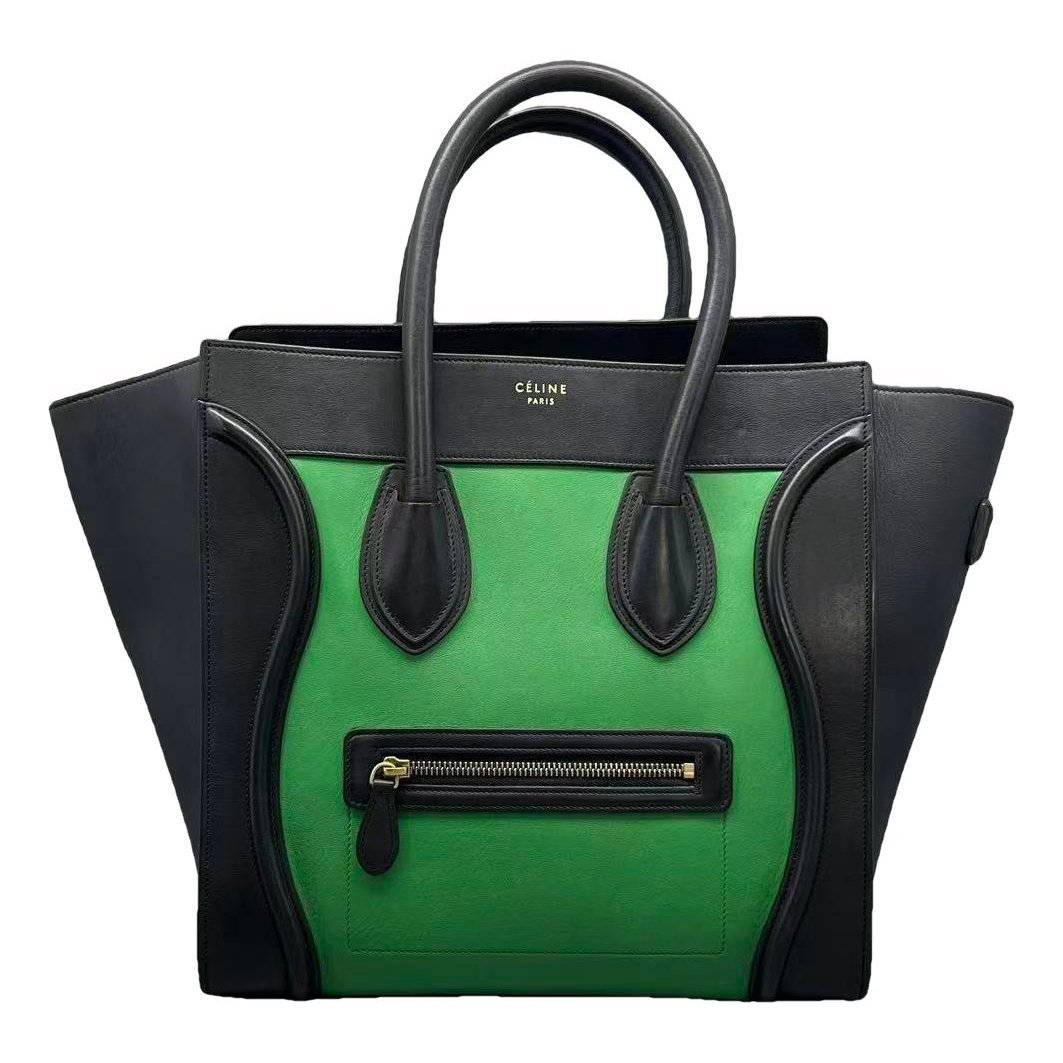 Luggage leather handbag