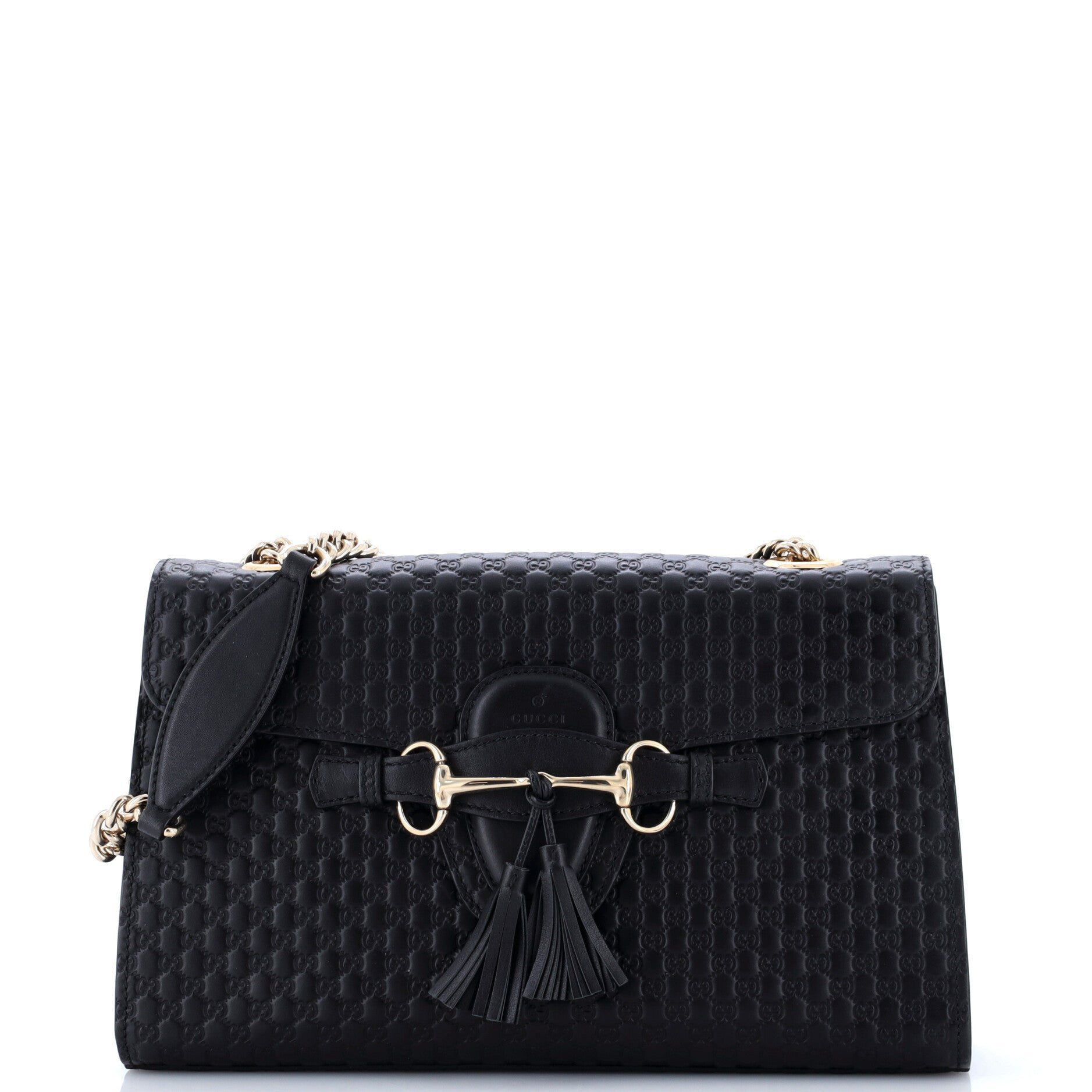 Emily Chain Flap Bag Microguccissima Leather Medium
