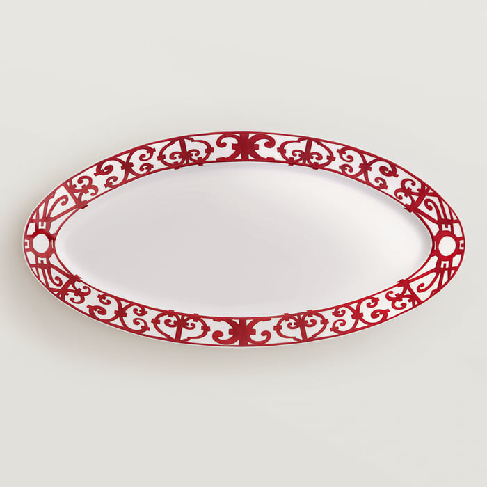Sans Coloris Balcon Du Guadalquivir Oval Platter, Very Large Model
