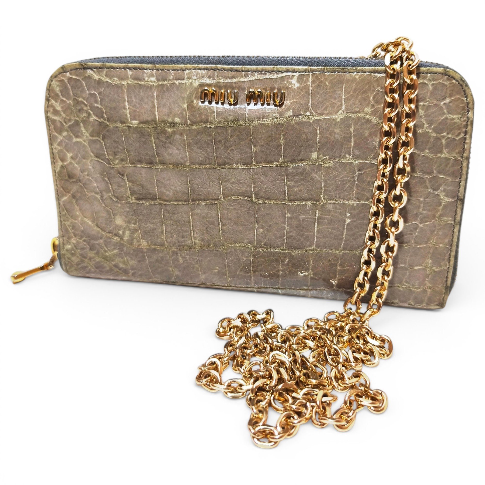Leather crossbody bag