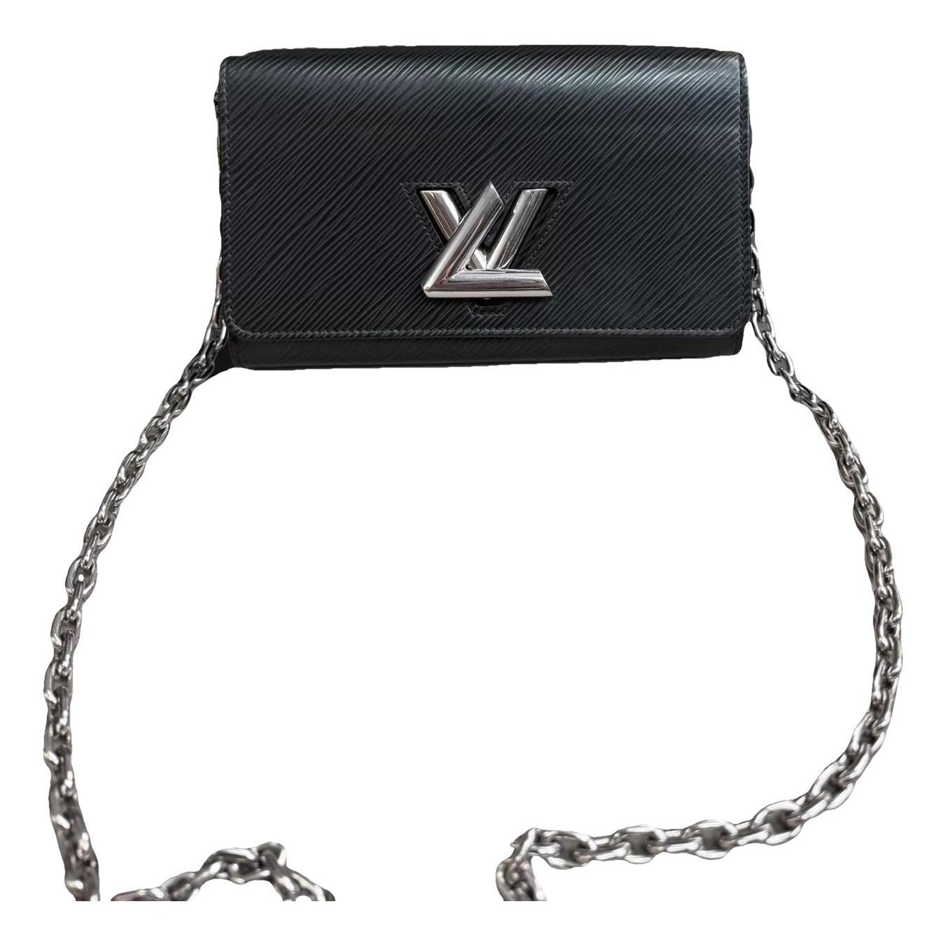 Twist leather handbag