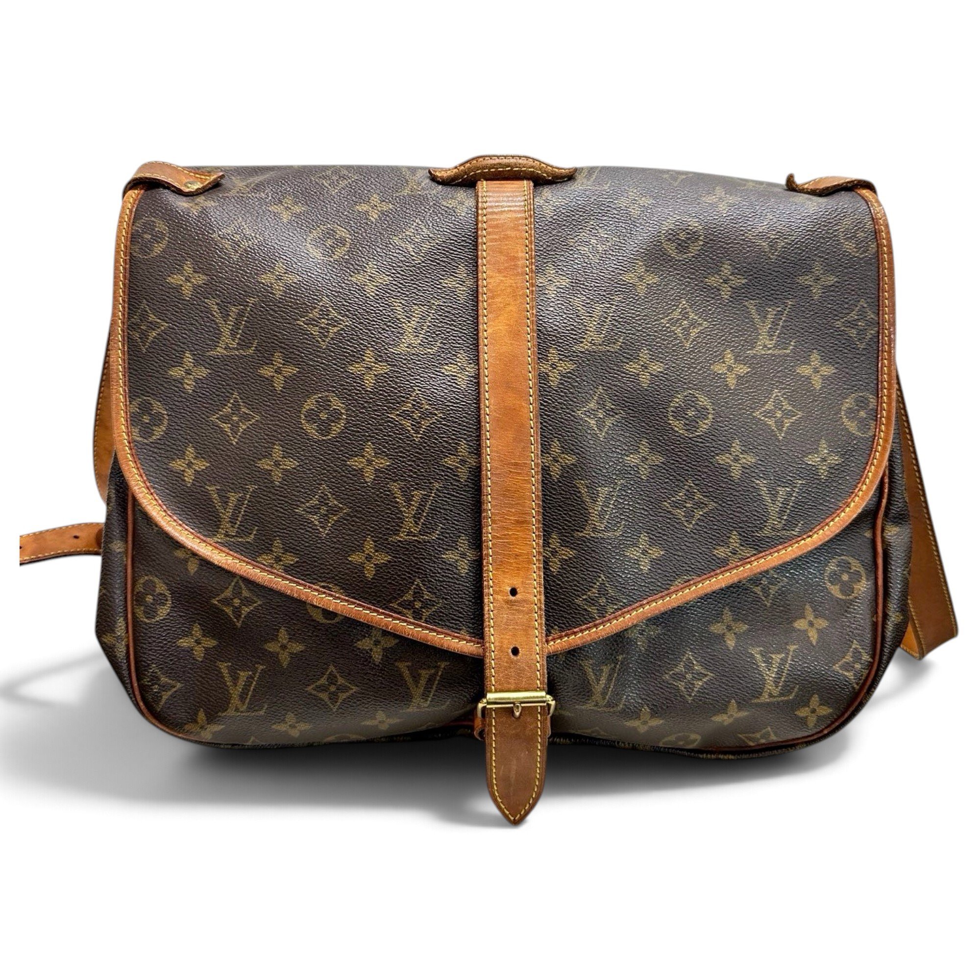 Saumur vinyl crossbody bag