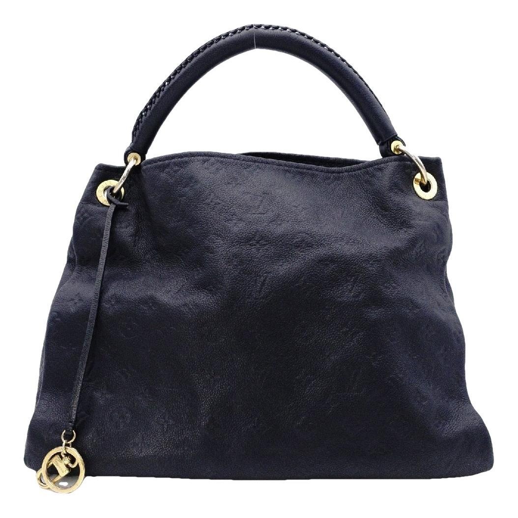 Artsy leather handbag