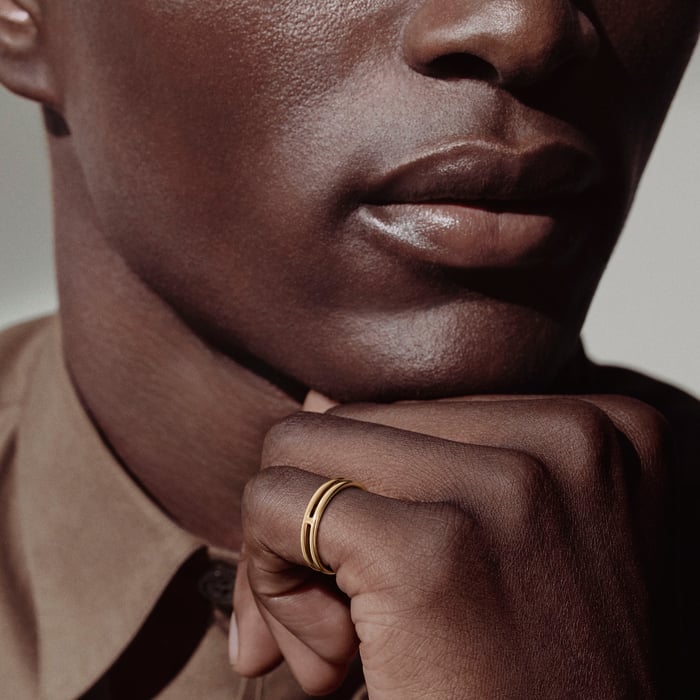 Sans Coloris Ariane Wedding Band