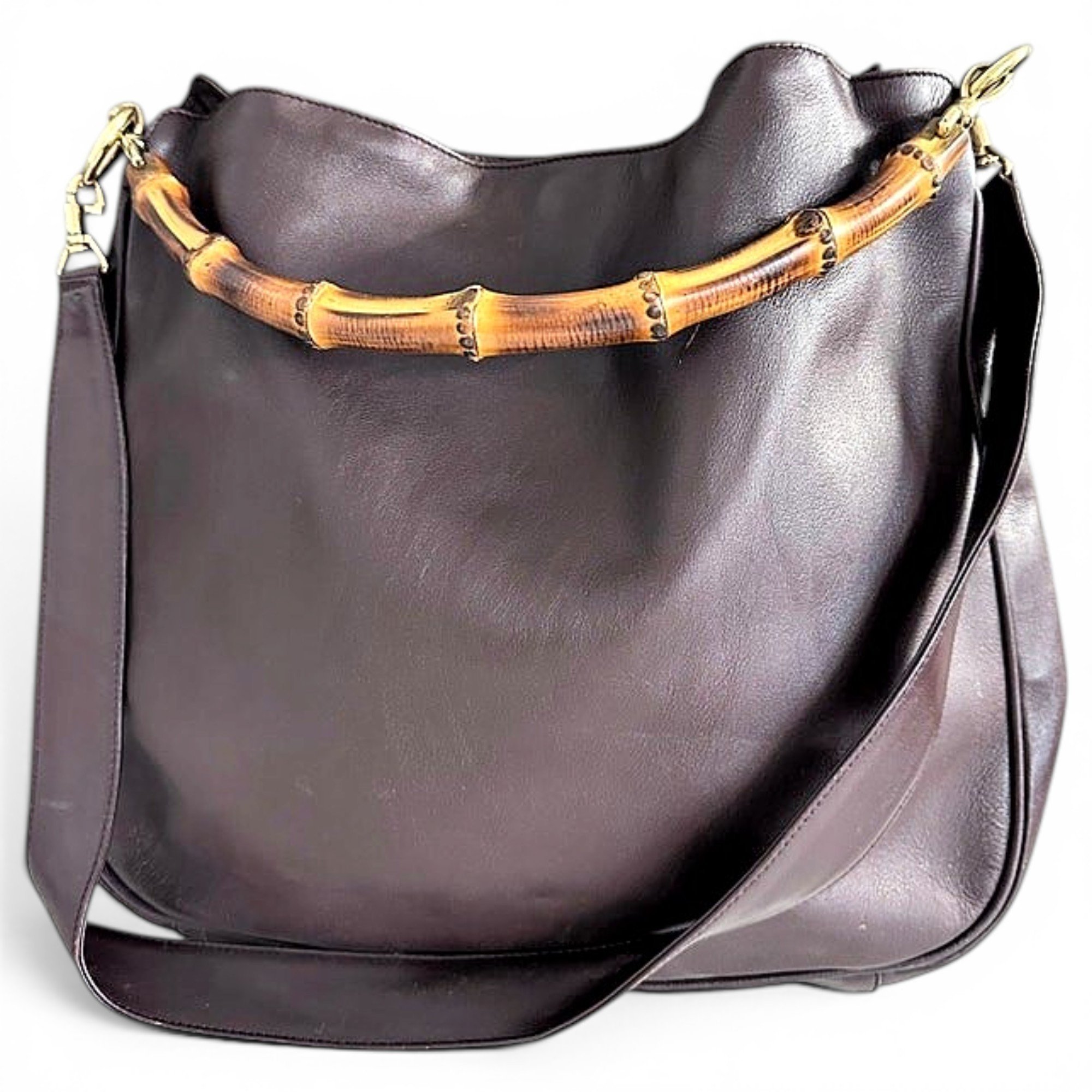 Leather crossbody bag