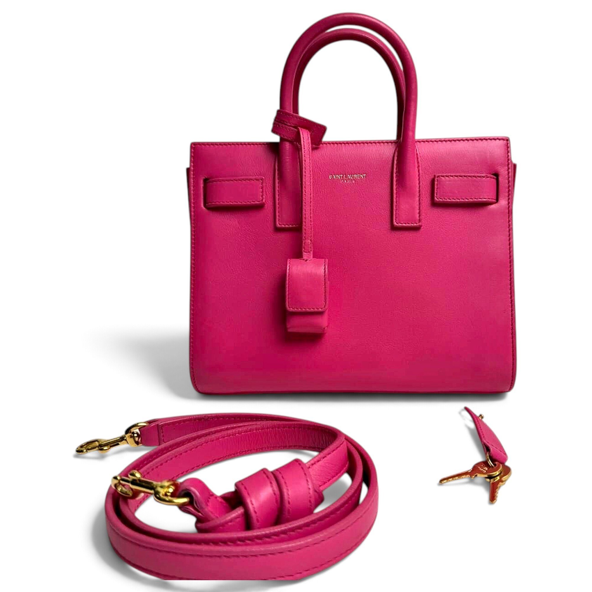 Saint Laurent Sac de Jour leather handbag