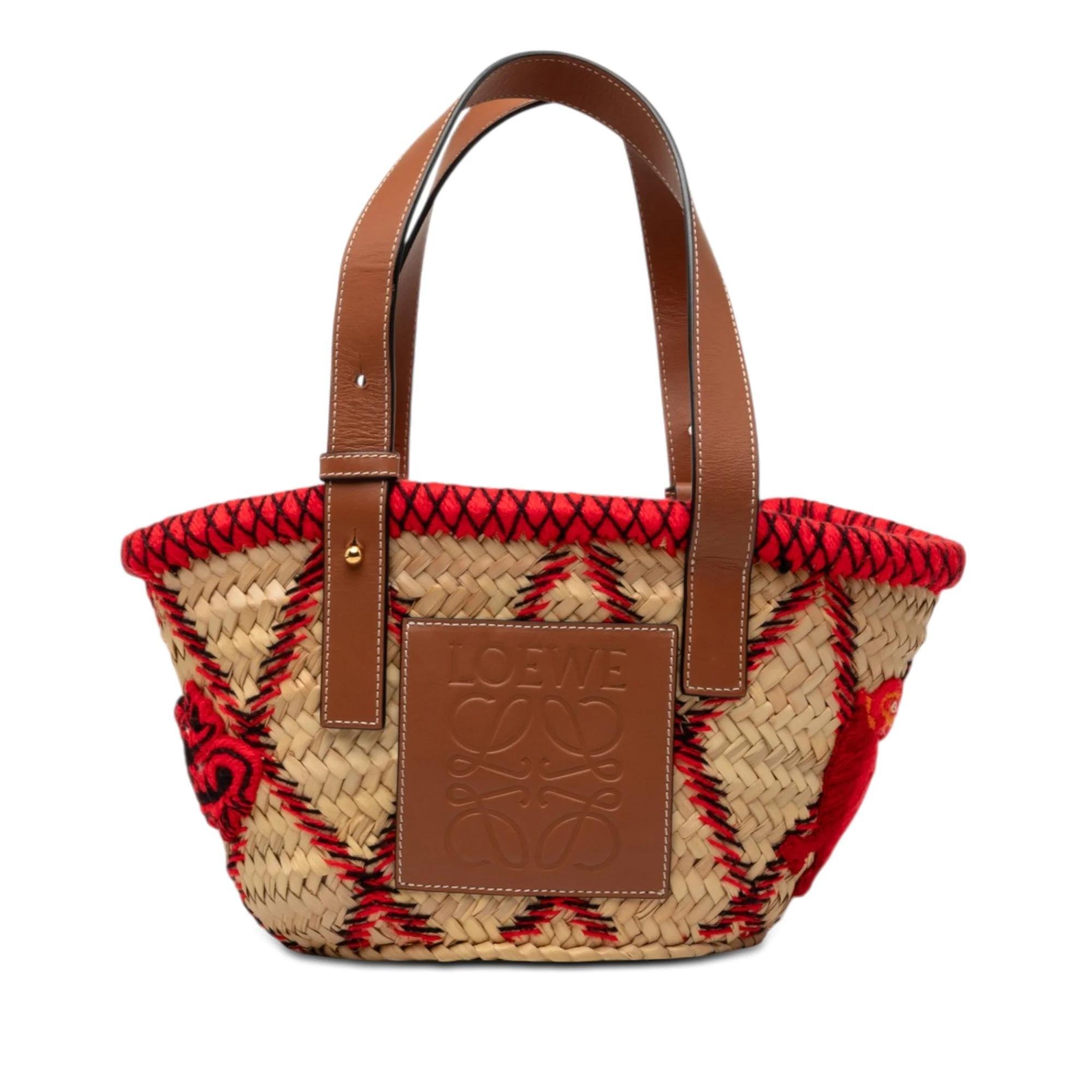 Anagram leather tote