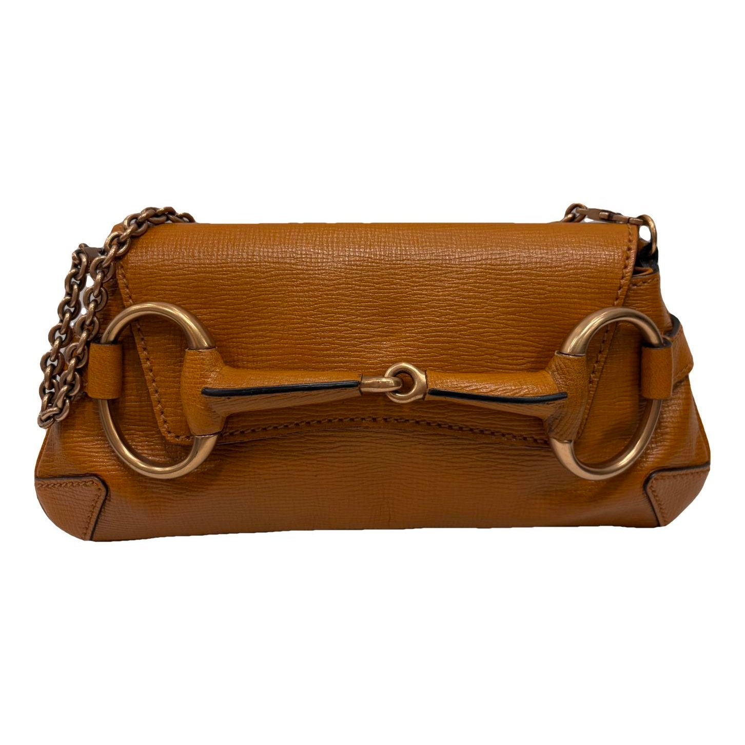 Horsebit Chain leather handbag