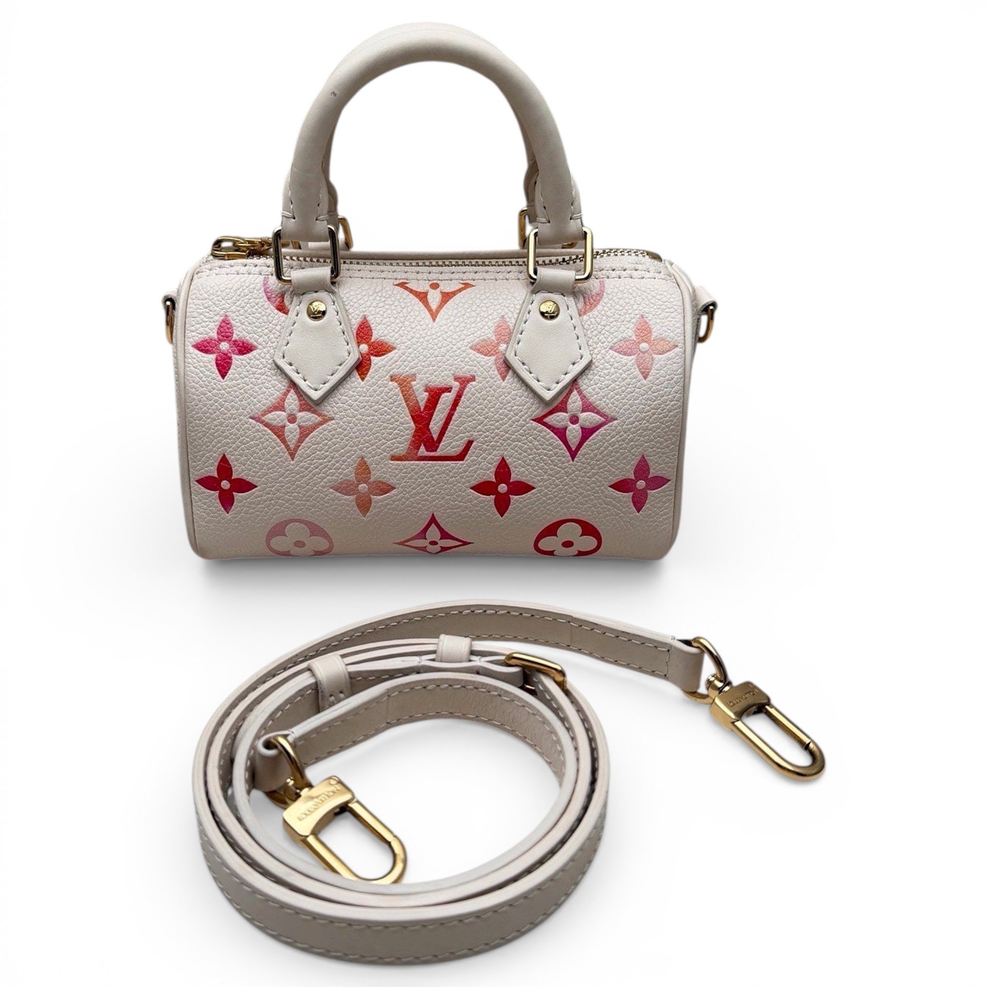 Nano Speedy / Mini HL leather handbag