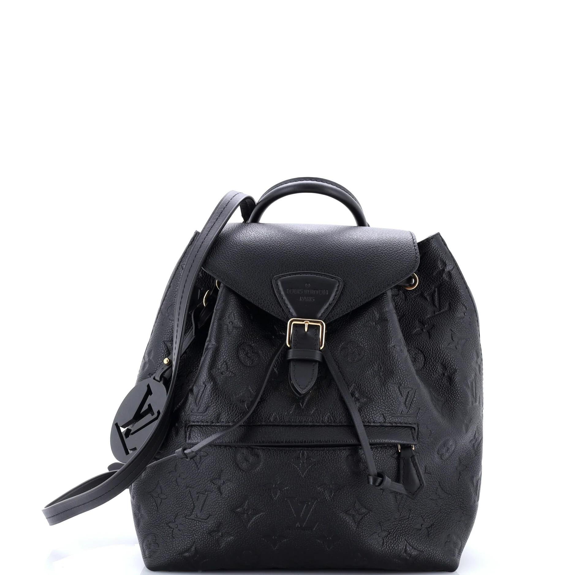 Montsouris leather backpack