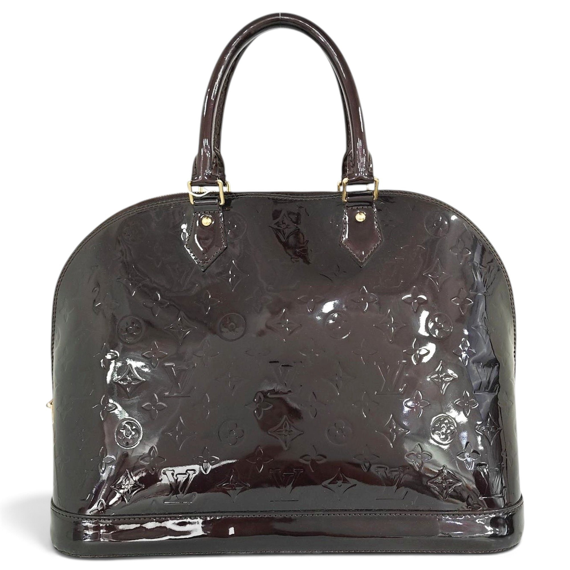 Alma patent leather handbag