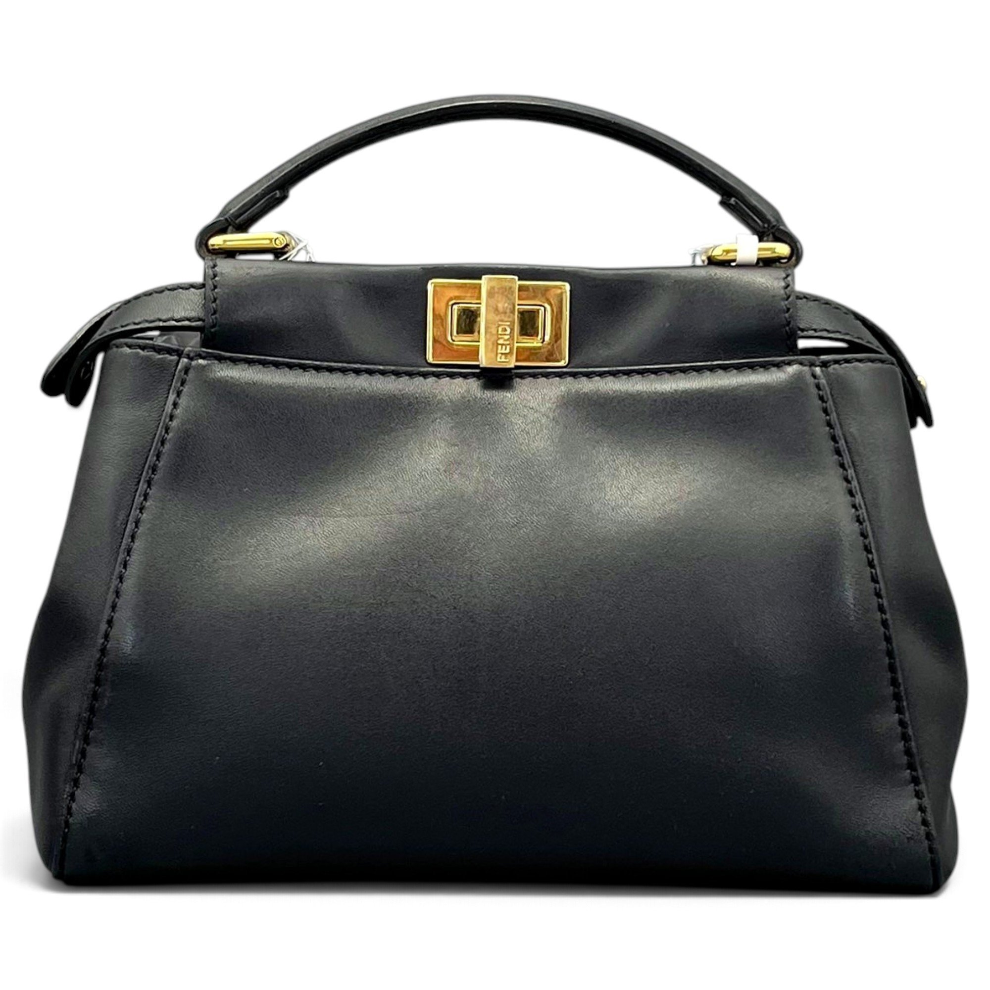 Peekaboo leather handbag