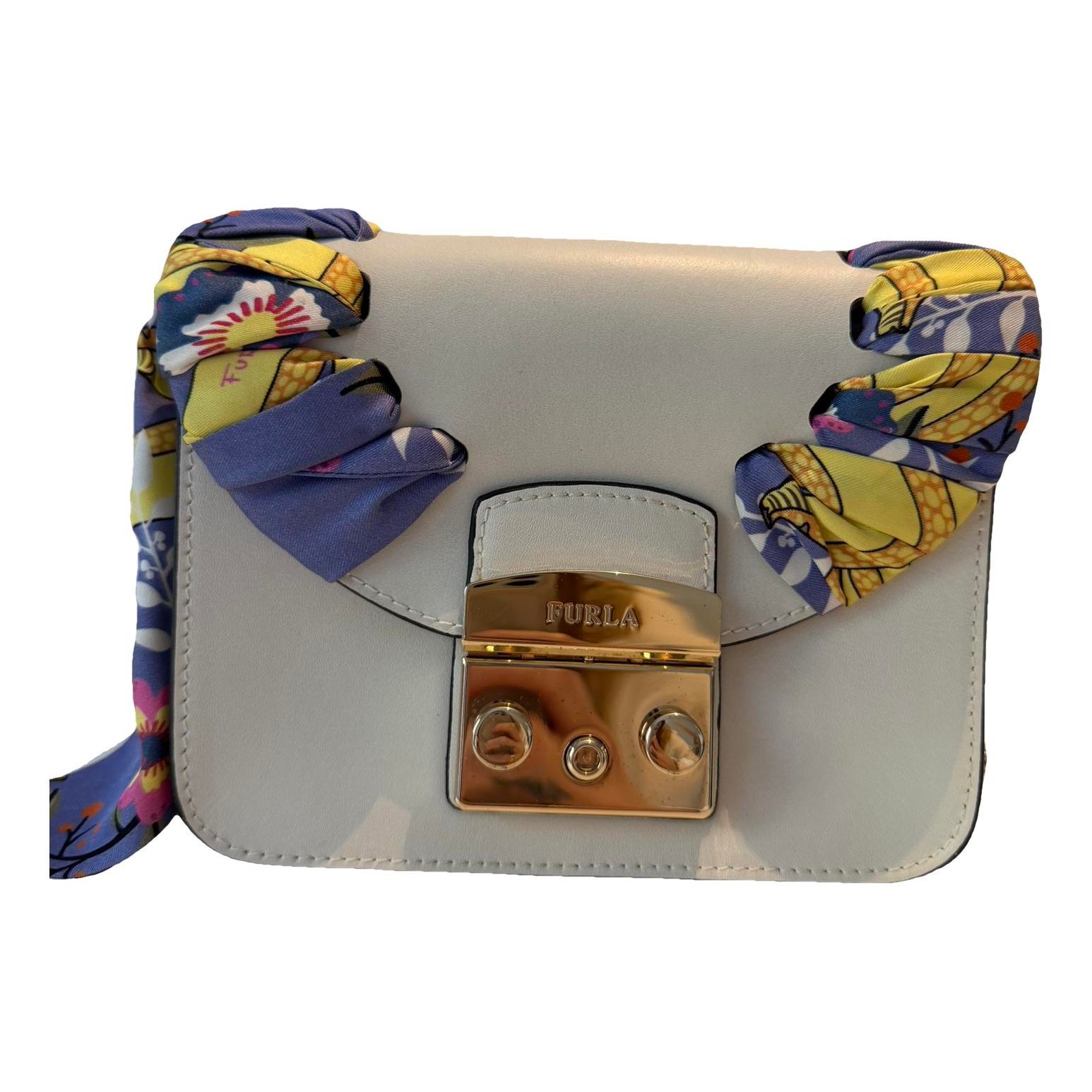 Furla Metropolis leather clutch bag