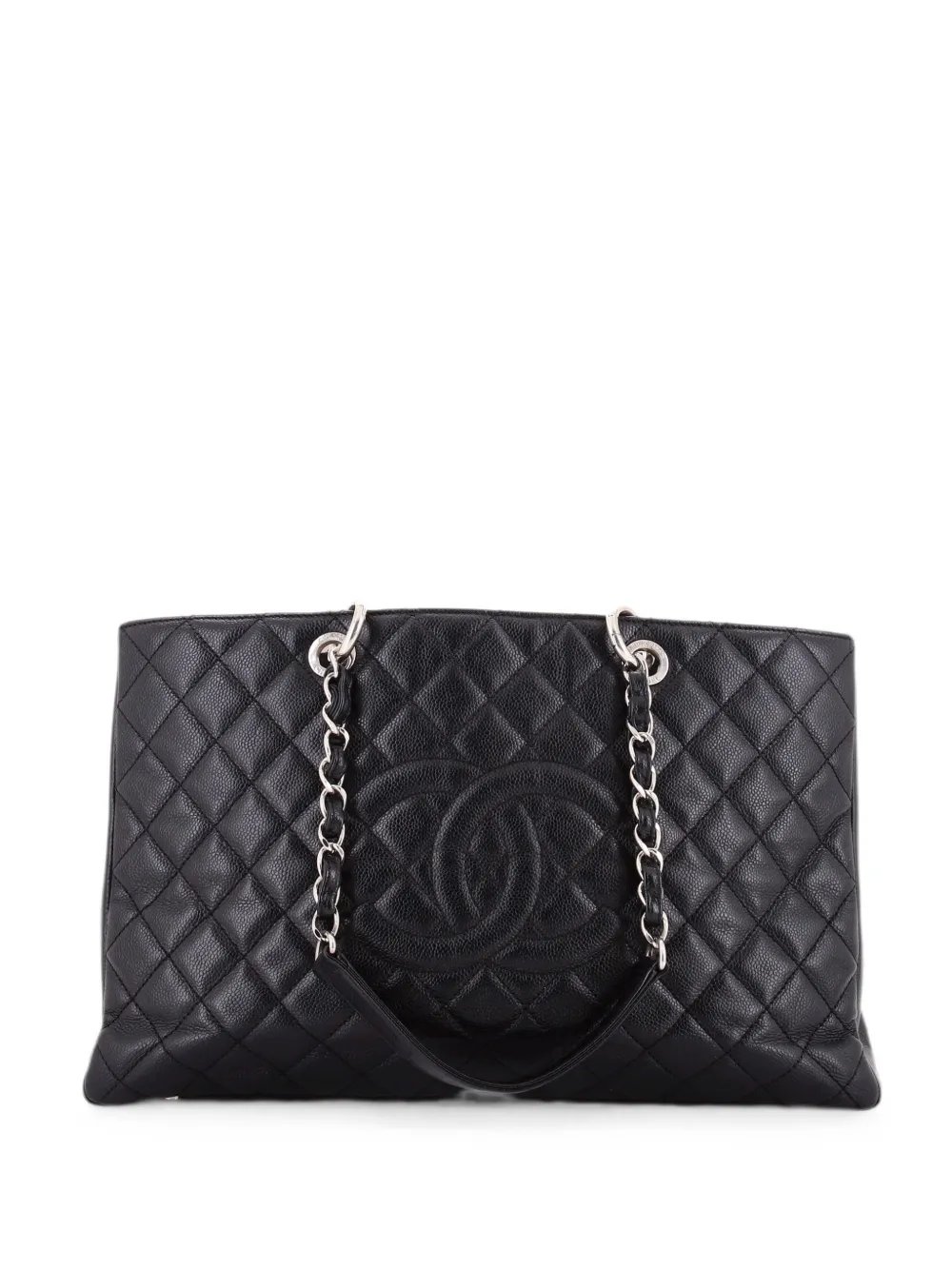 Grand Shopping Quilted Caviar XL tote bag