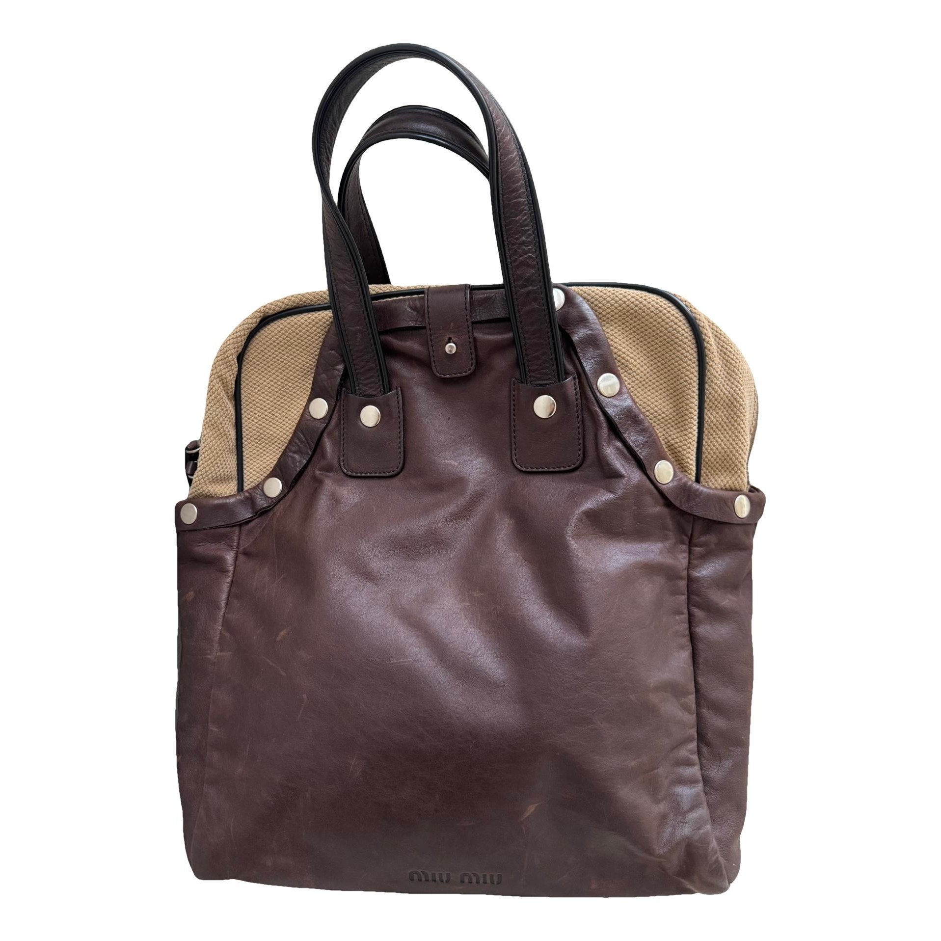 Leather handbag