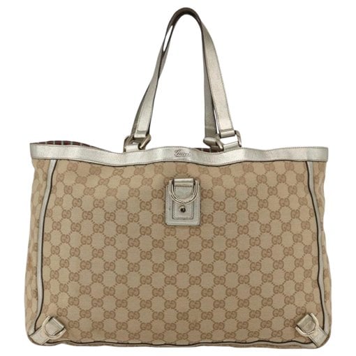 Leather tote