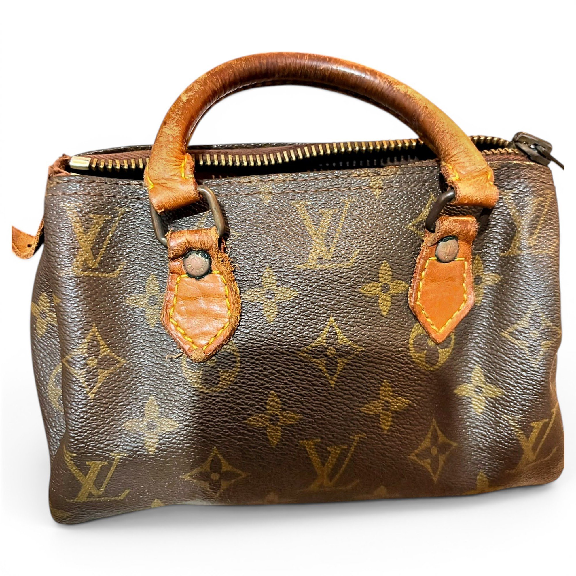 Louis Vuitton Nano Speedy / Mini HL cloth handbag