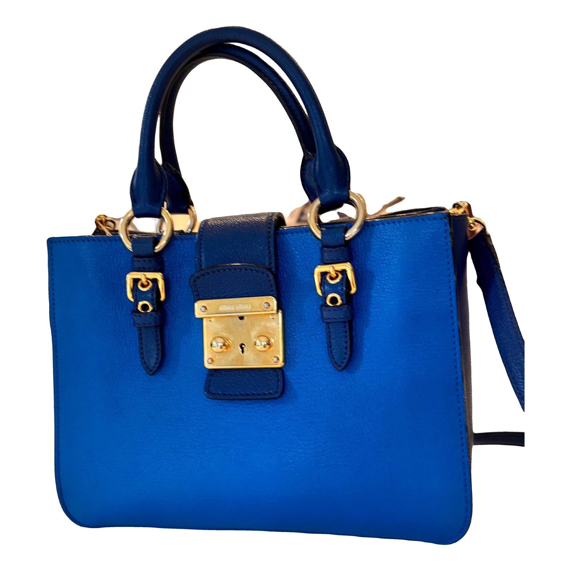 Madras leather crossbody bag