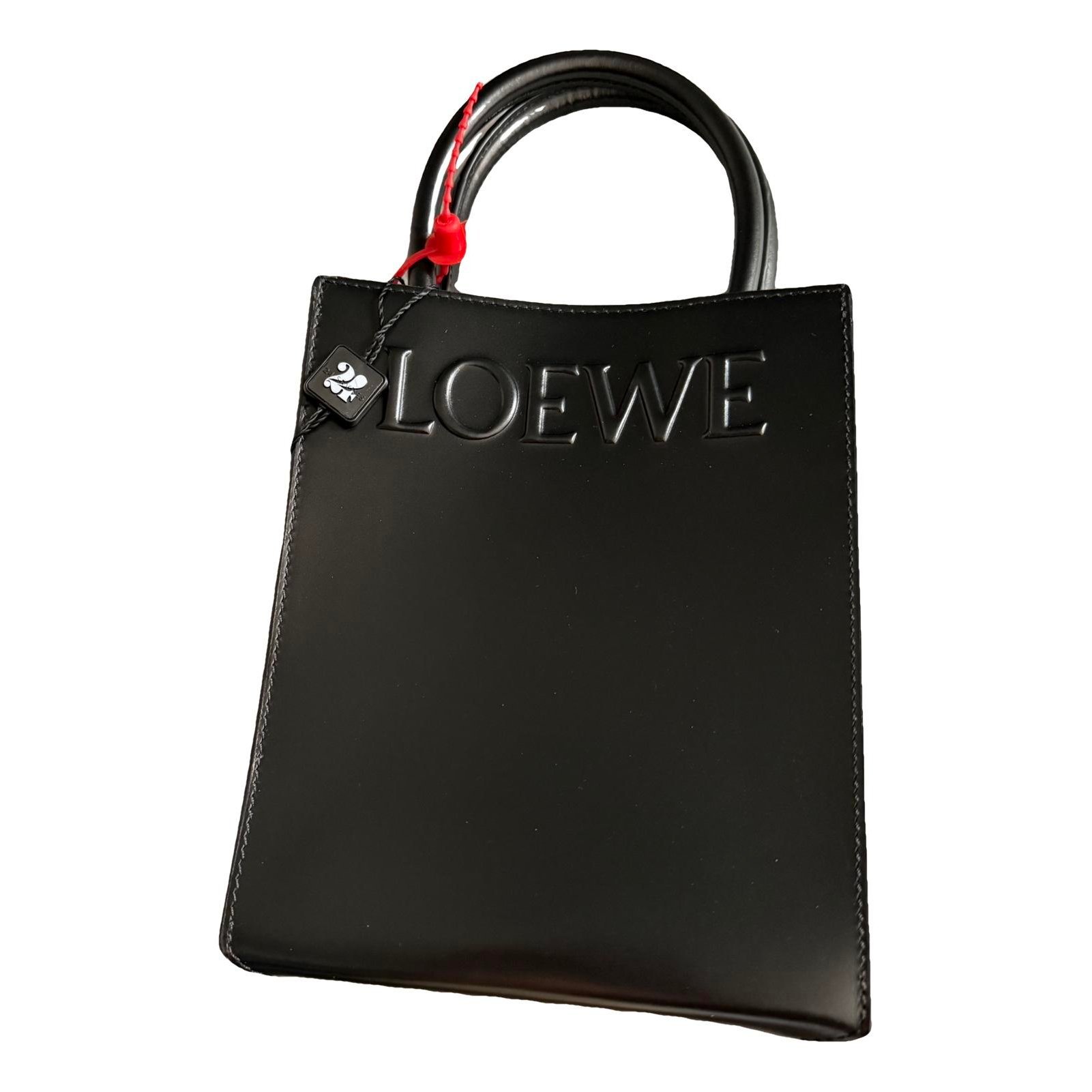 A5 leather handbag