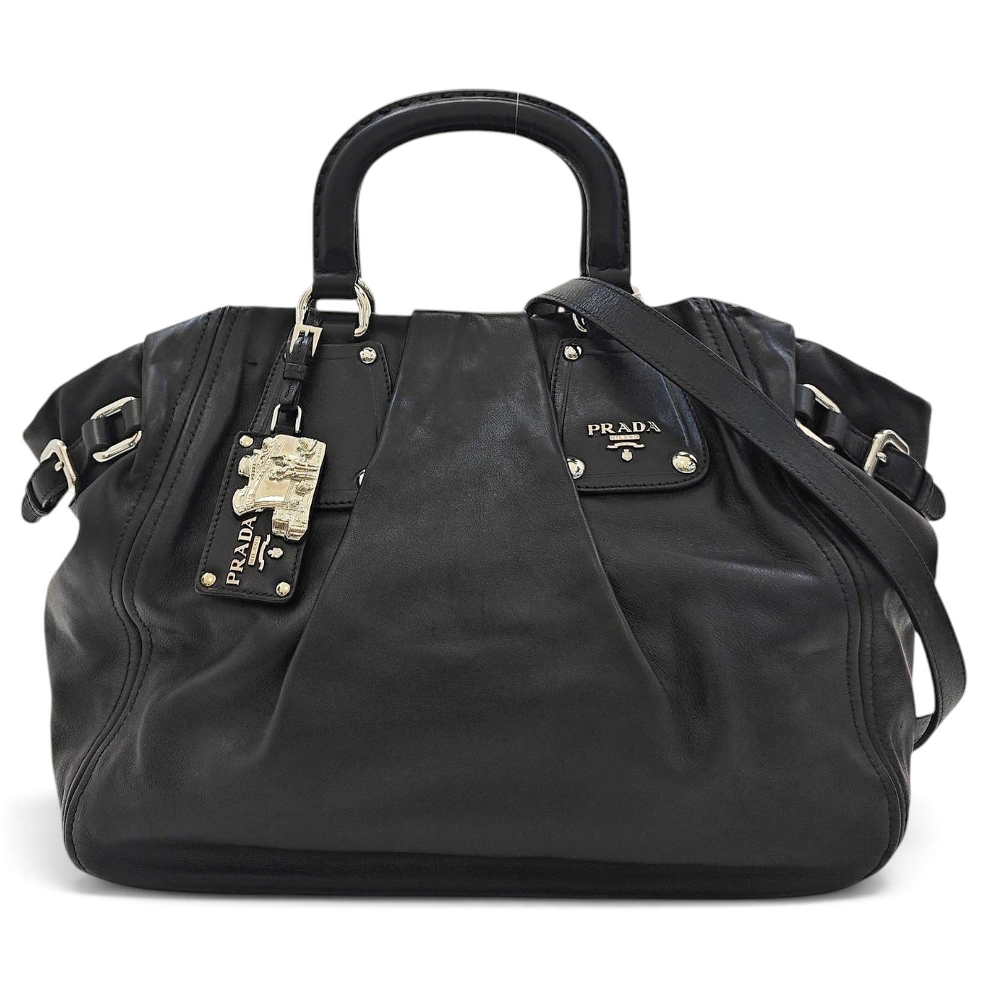 Leather handbag