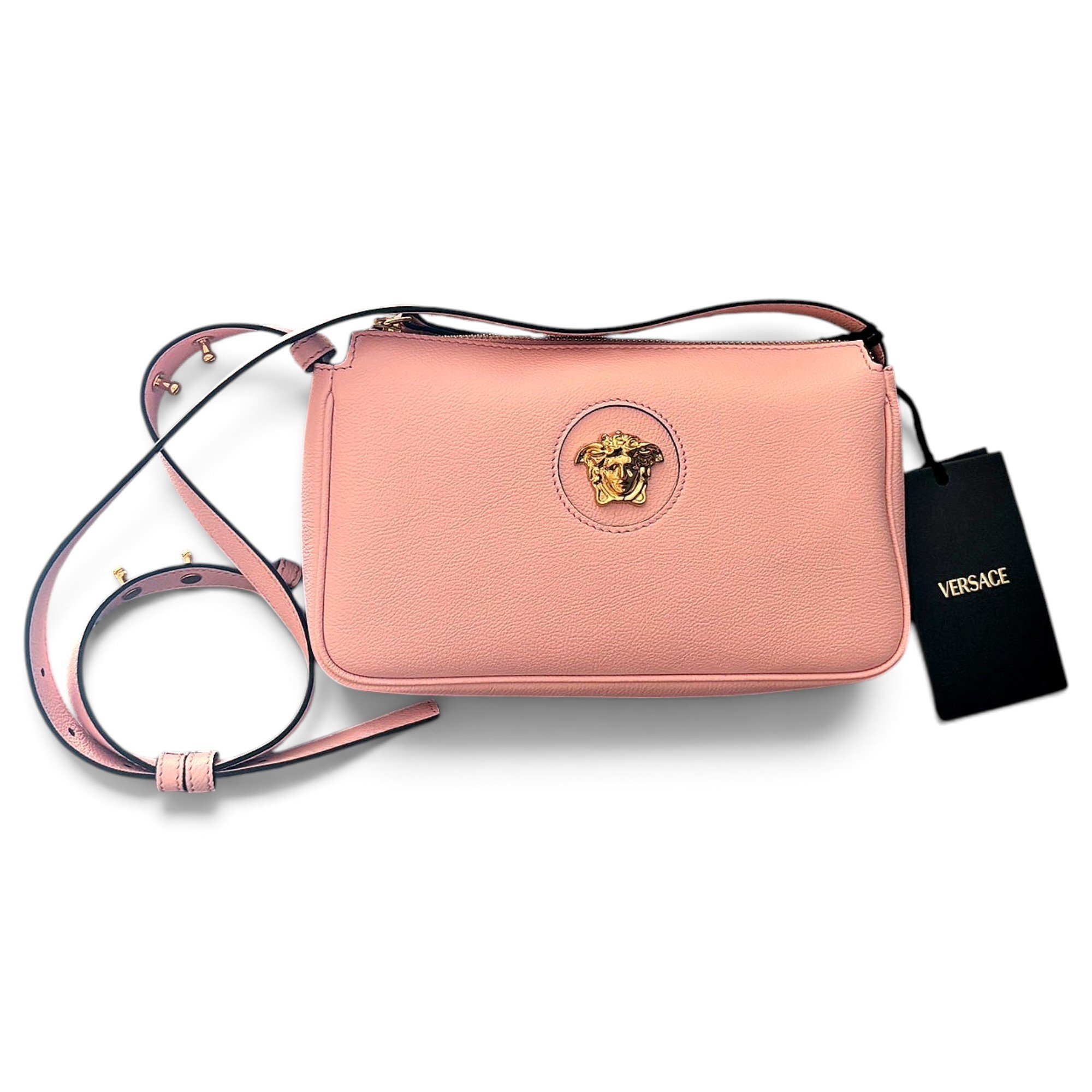 La Medusa leather handbag