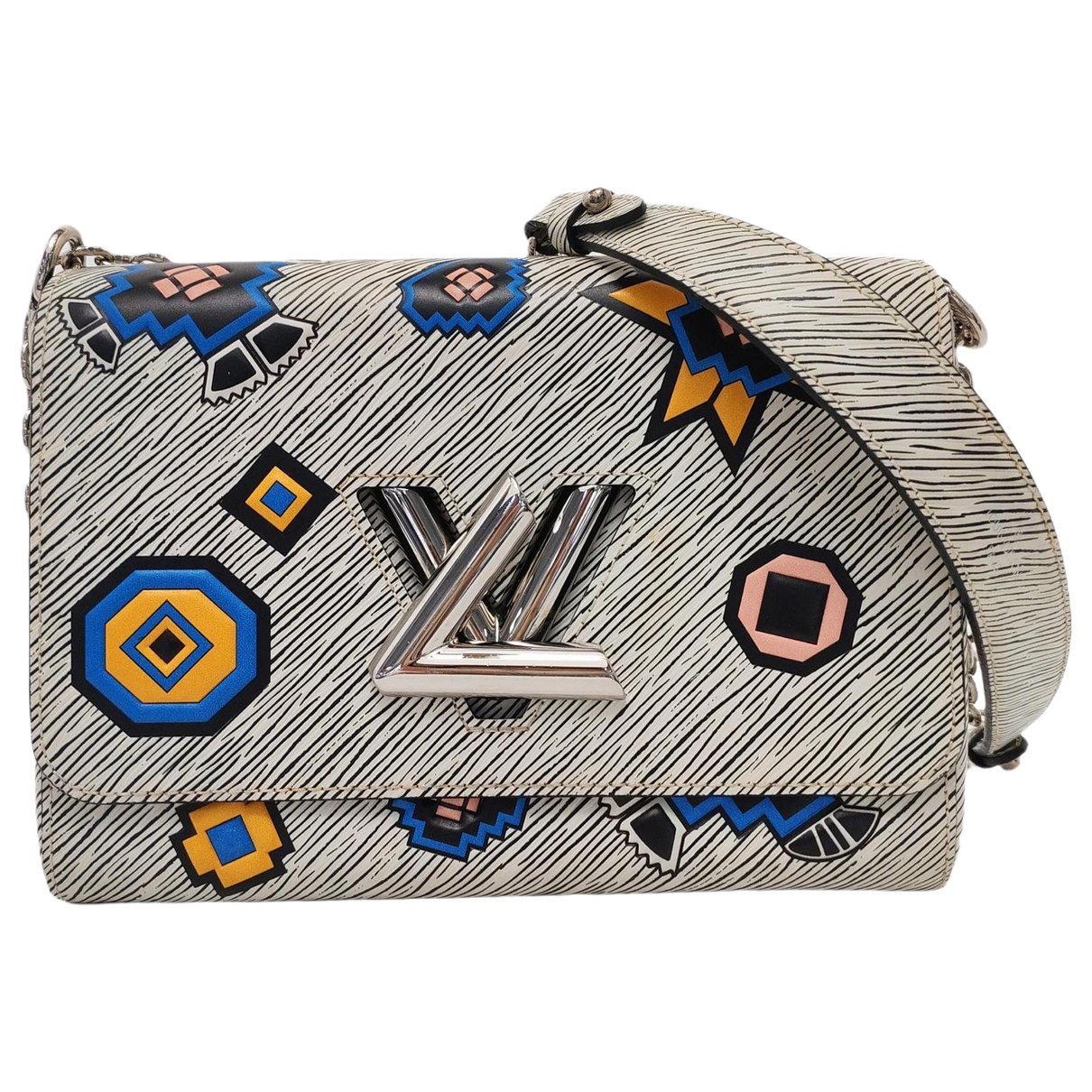 Twist leather handbag