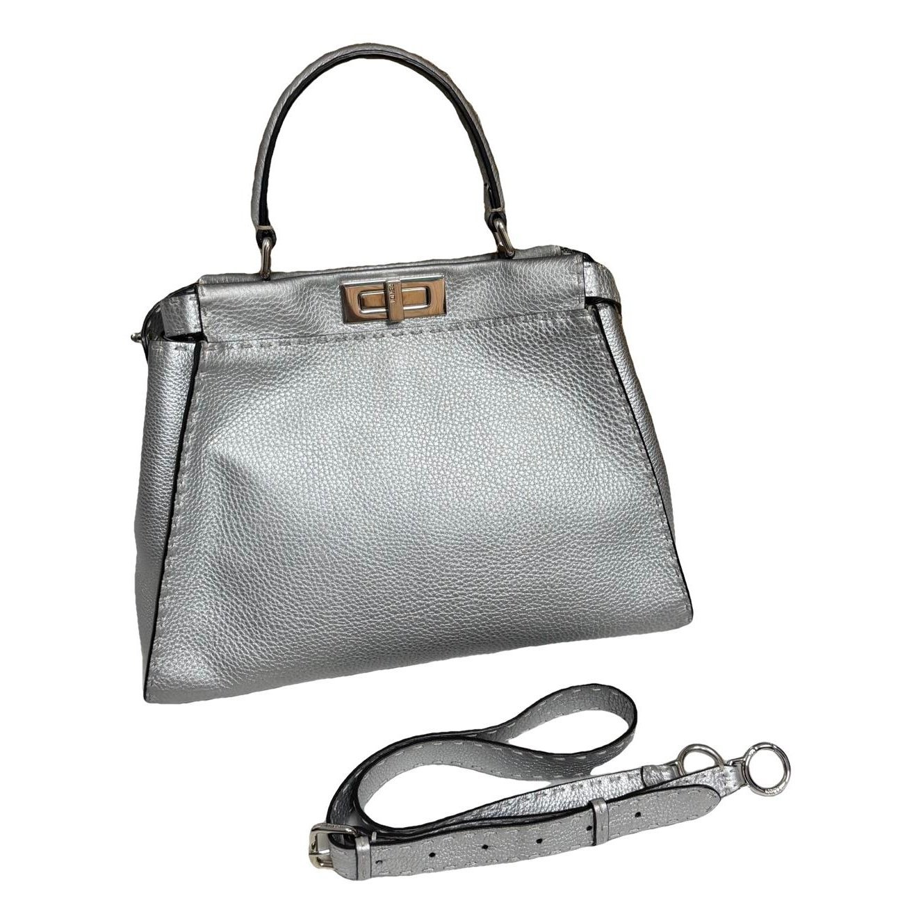 Peekaboo leather handbag