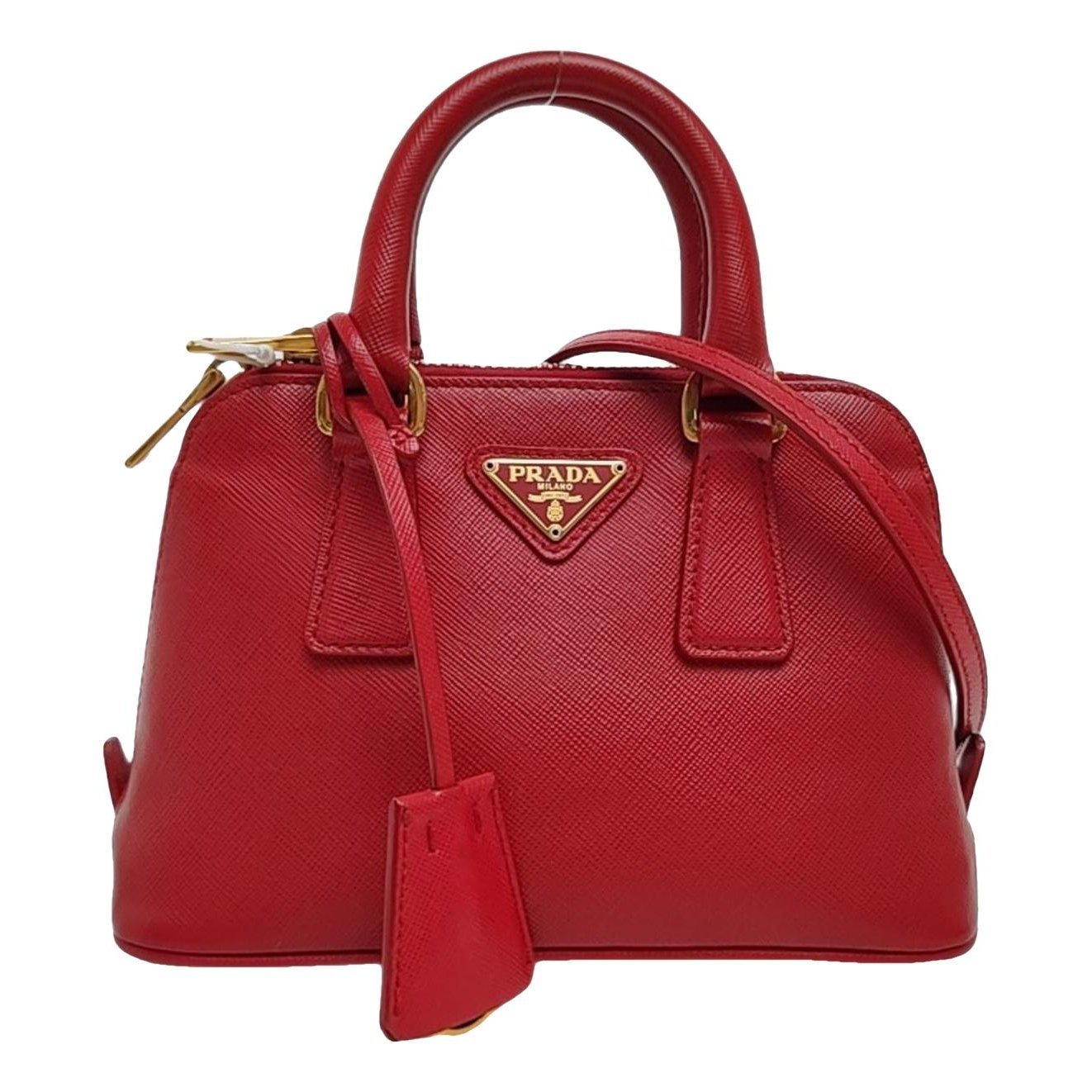 Promenade leather handbag