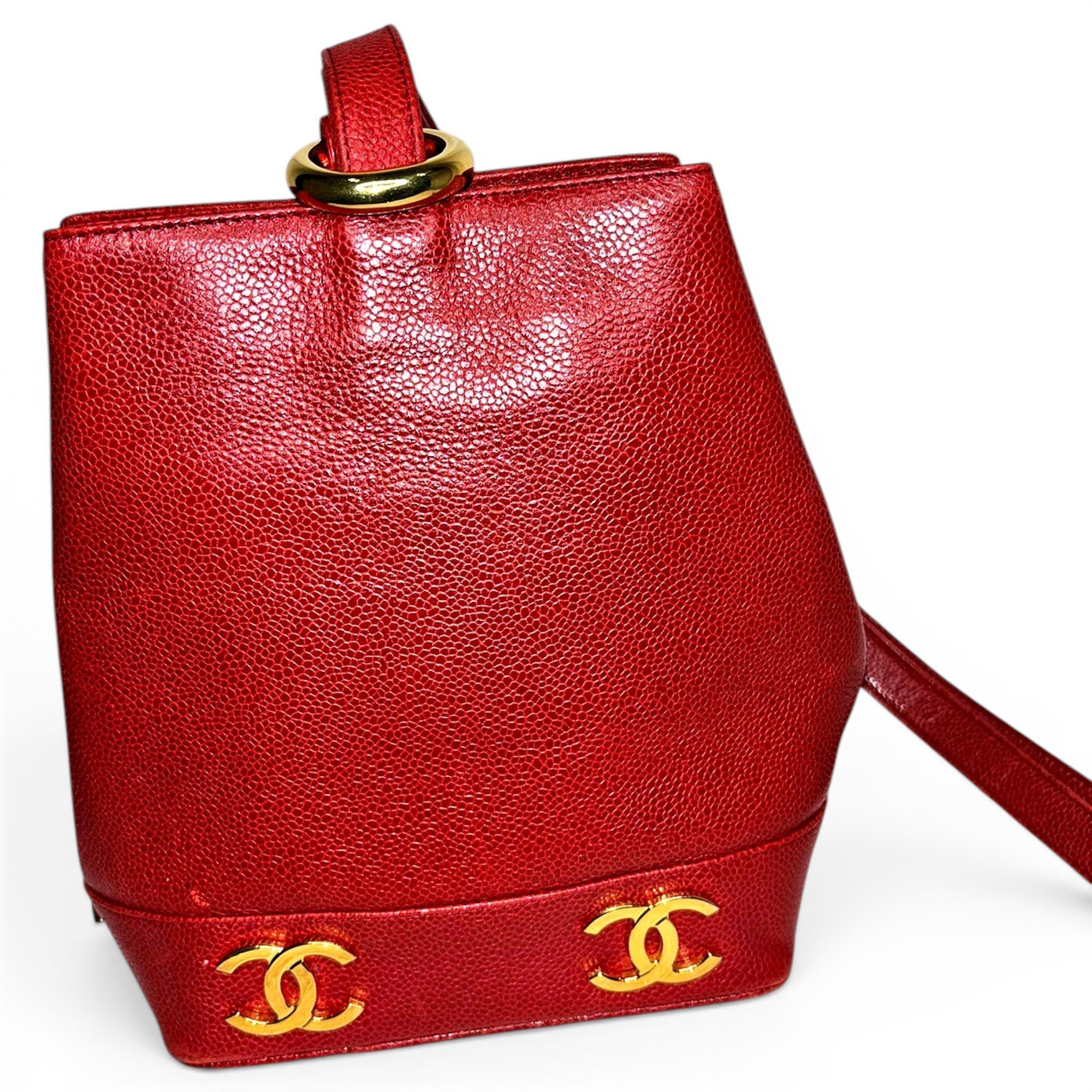Leather handbag