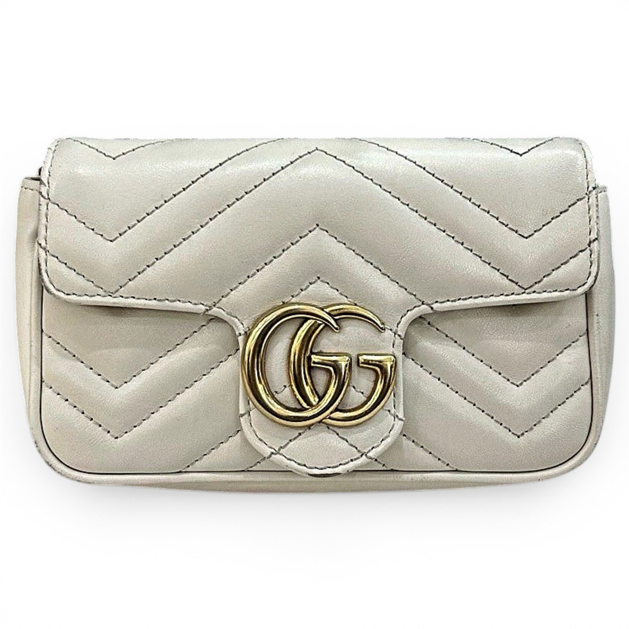 GG Marmont Flap leather crossbody bag