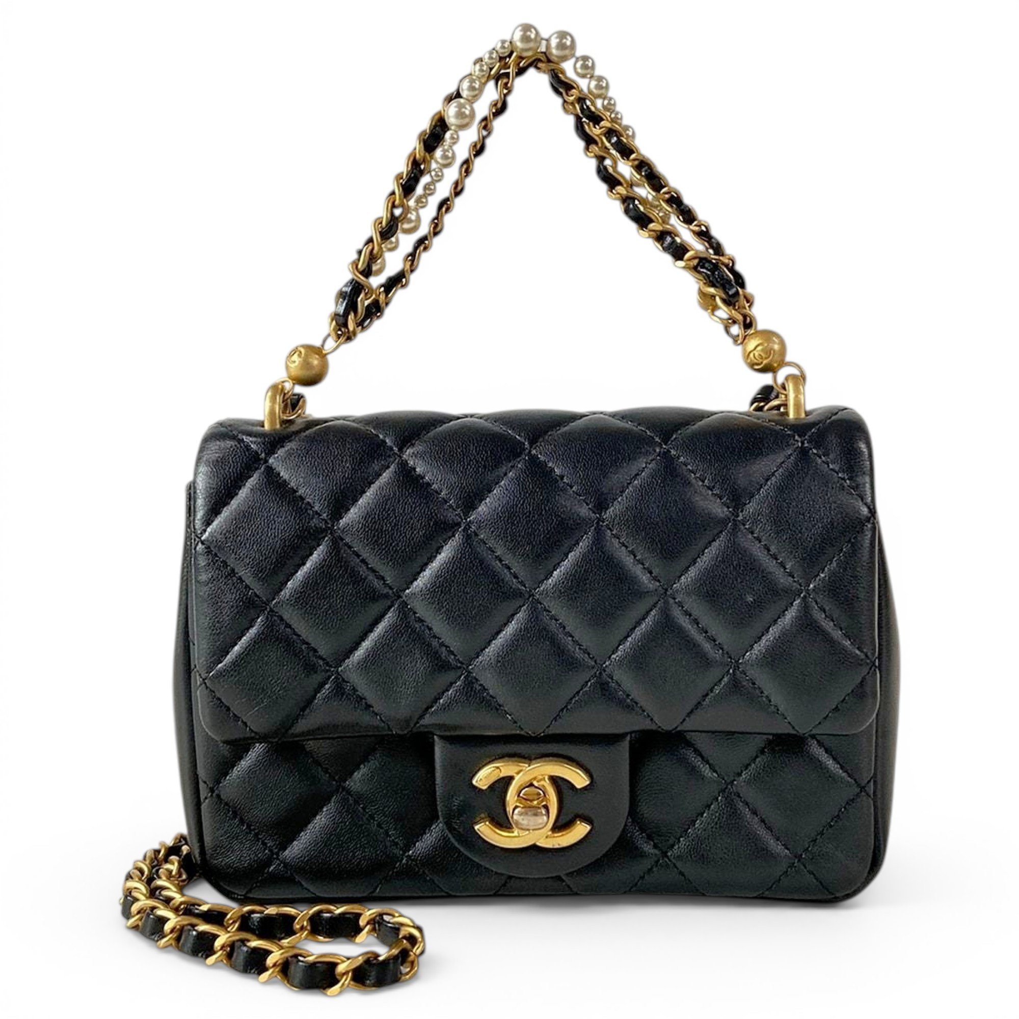 Pearl Bag leather handbag