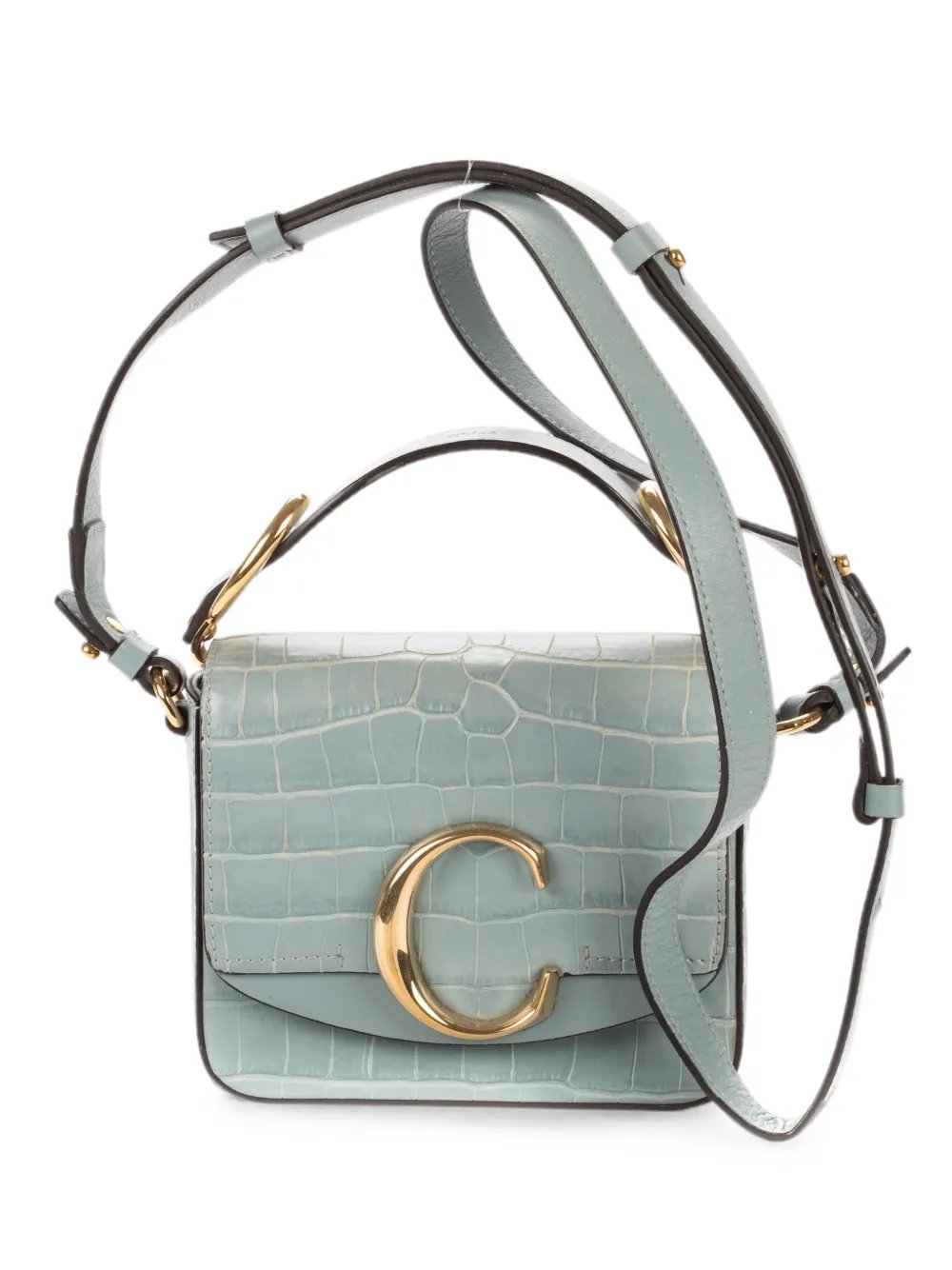  crocodile-effect cross bodi bag