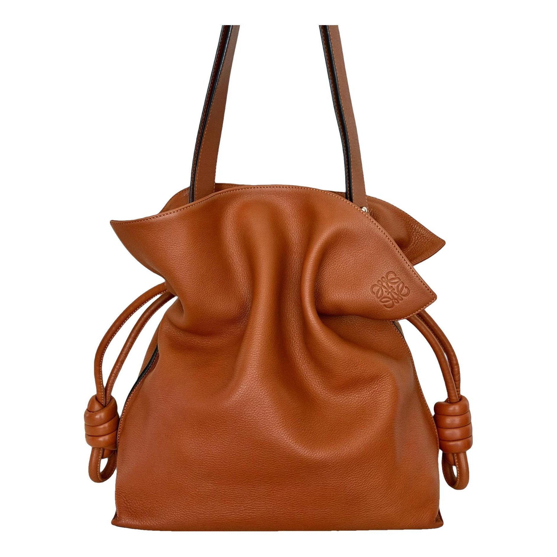 Flamenco leather handbag