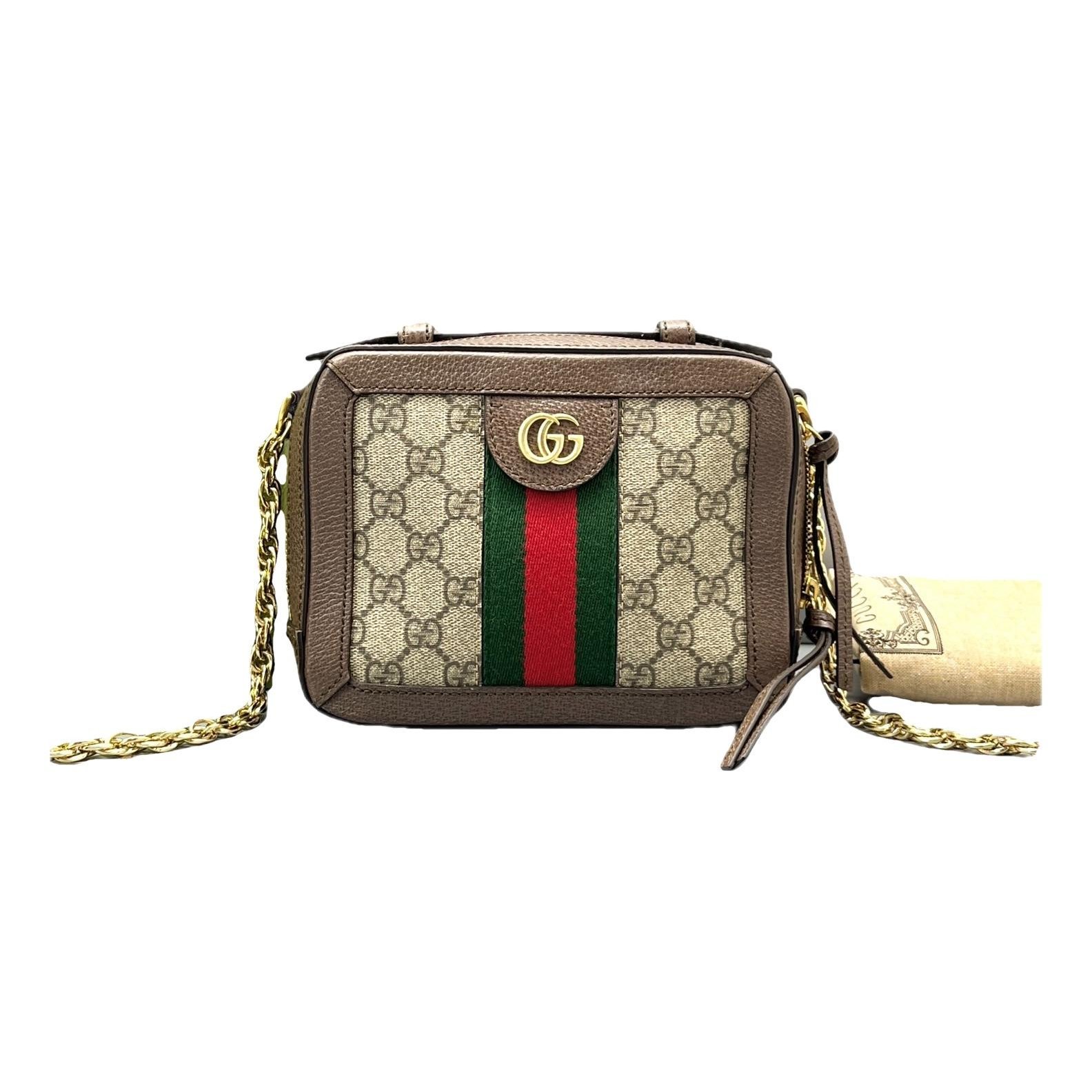 Ophidia Zip Around Camera leather handbag