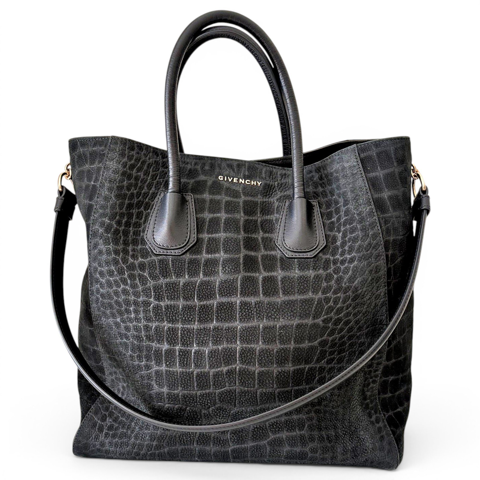 Leather tote