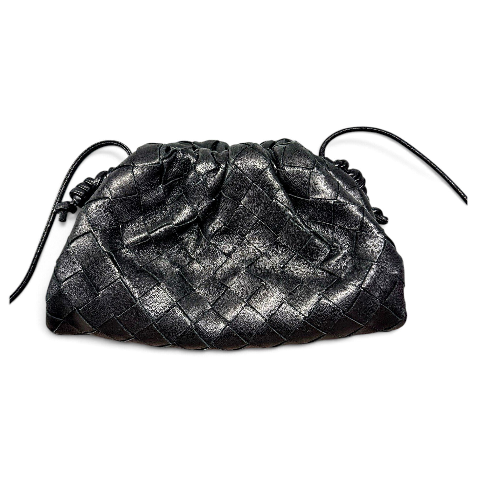 Pouch leather handbag