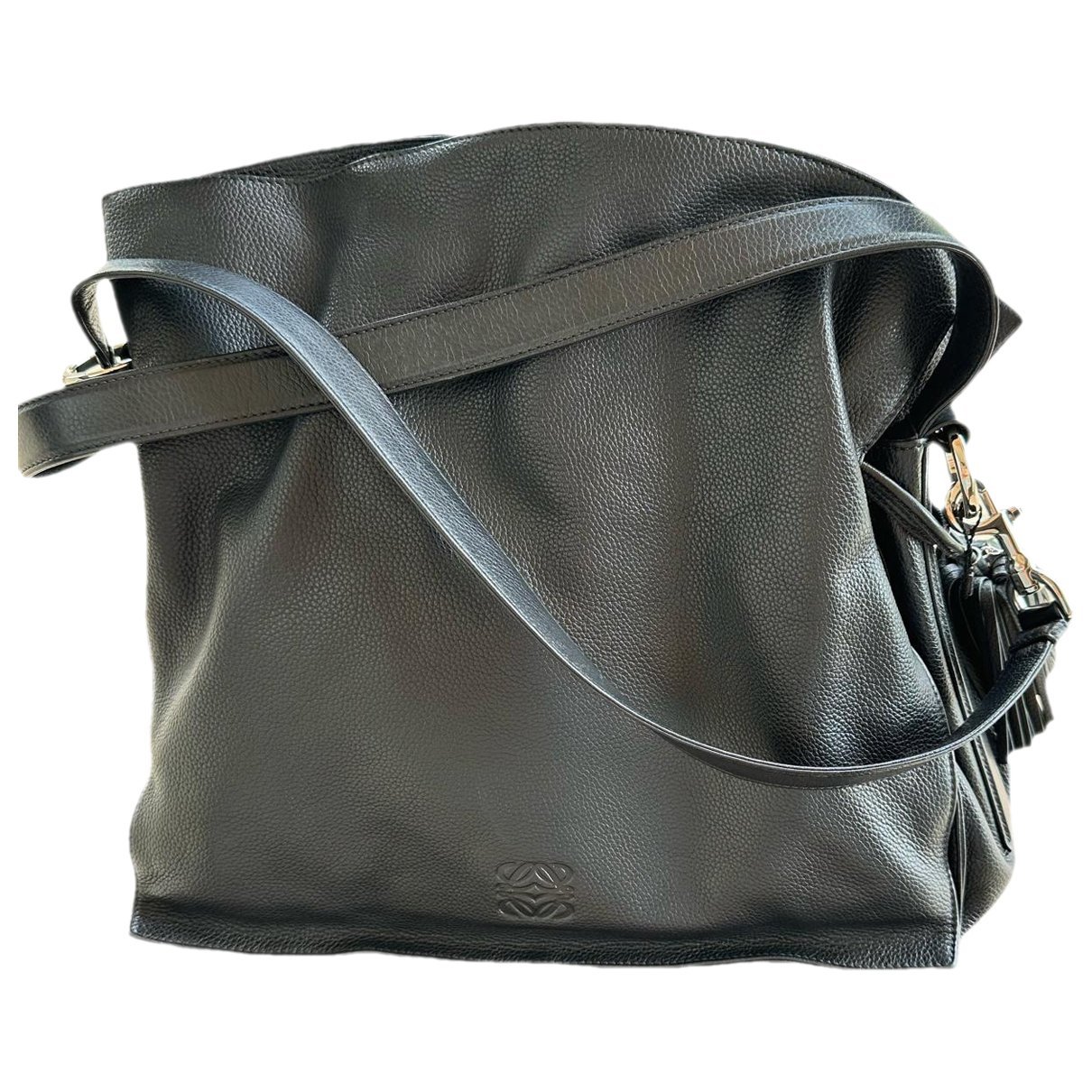 Flamenco leather handbag