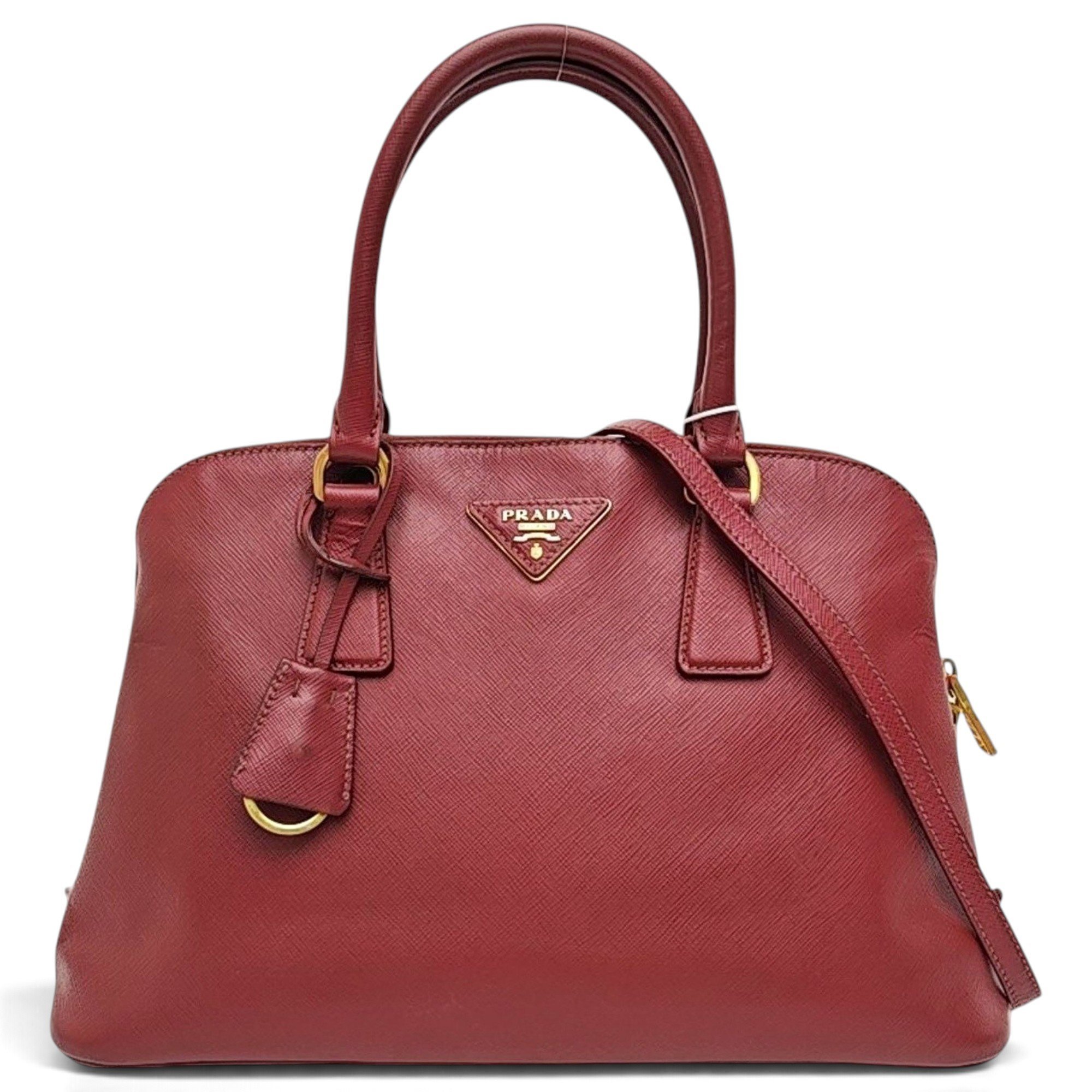 Promenade leather handbag