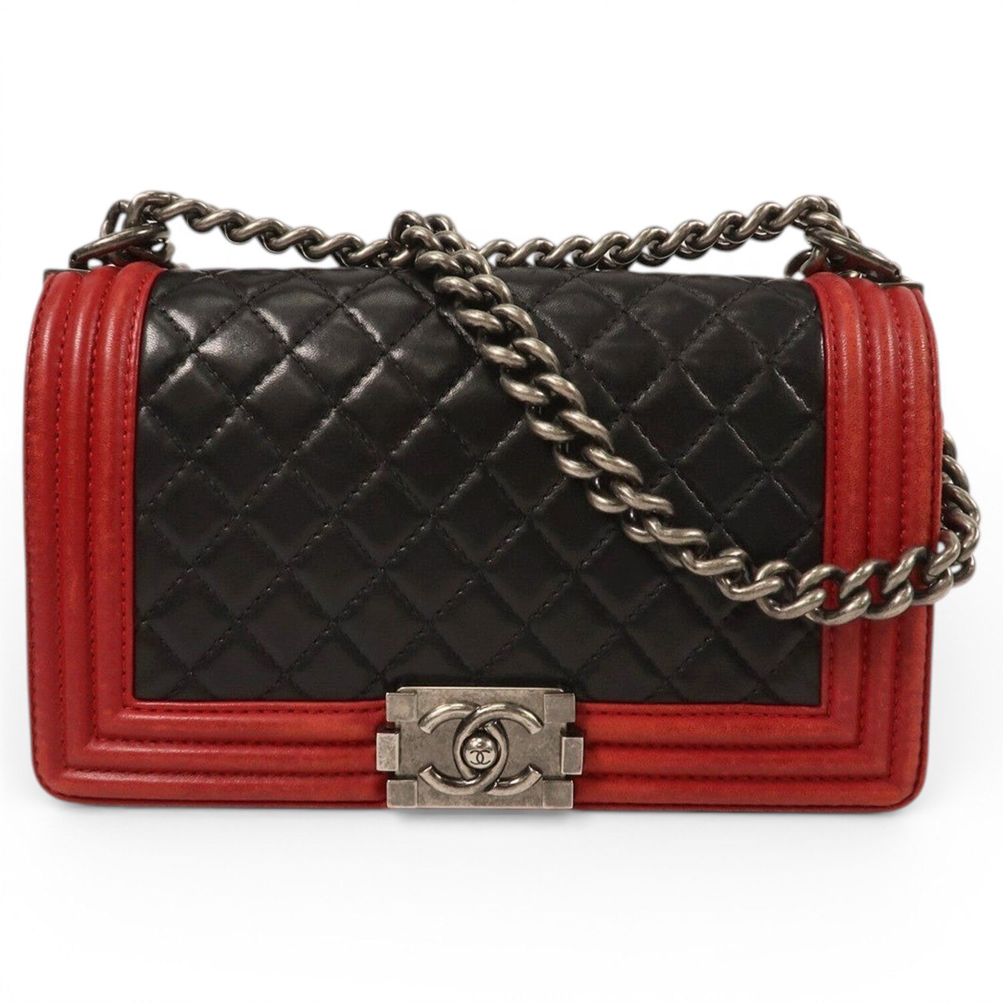 Boy leather crossbody bag