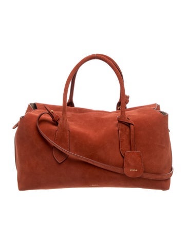Leather Top Handle Bag