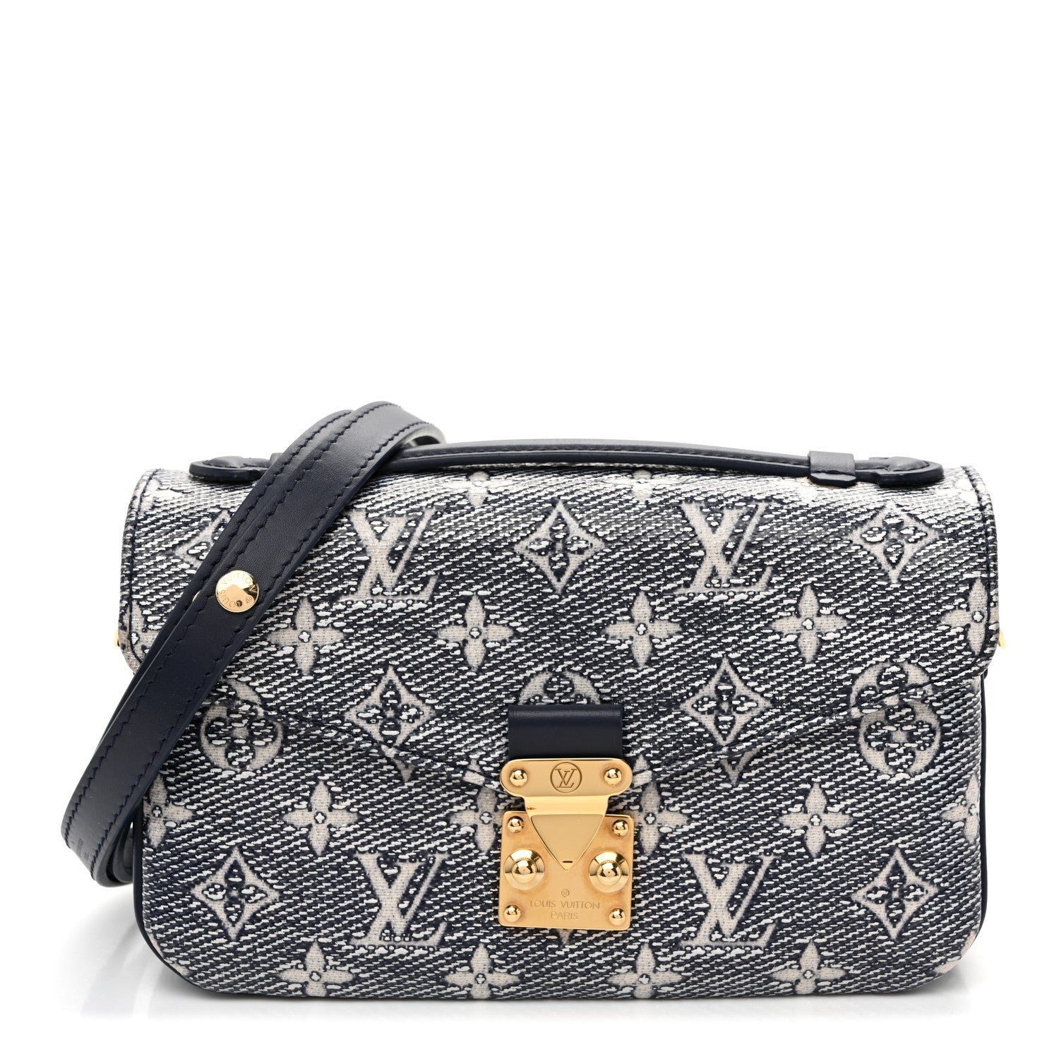Louis Vuitton Monoglam Pochette Metis East West Blue