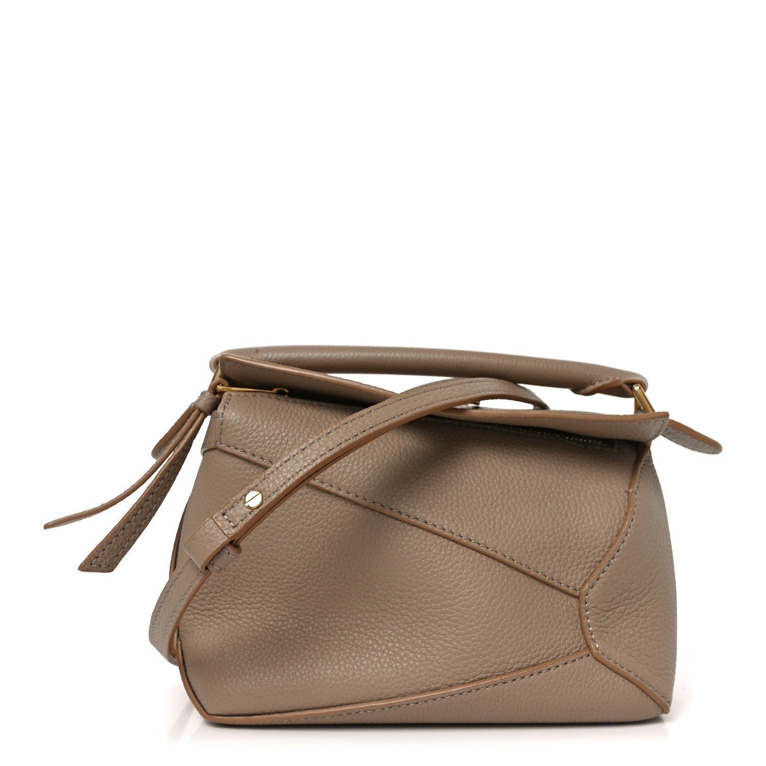 Loewe Loewe Soft Grained Calfskin Mini Puzzle Edge Bag Sand