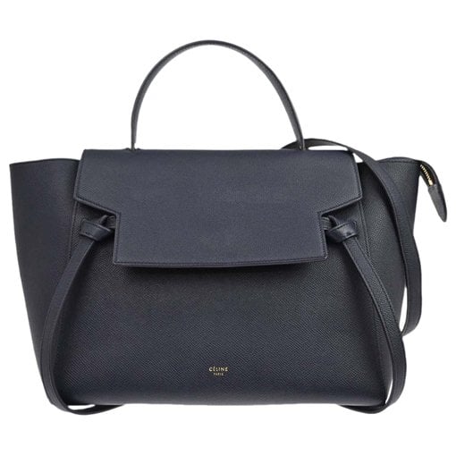 Belt leather handbag