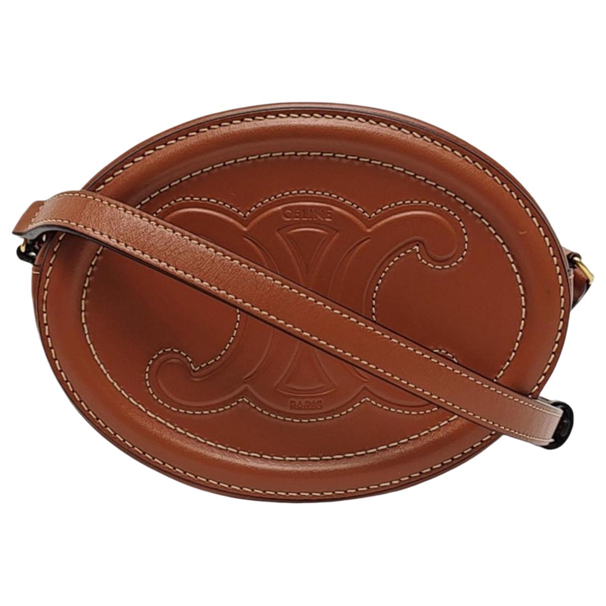 Triomphe leather crossbody bag