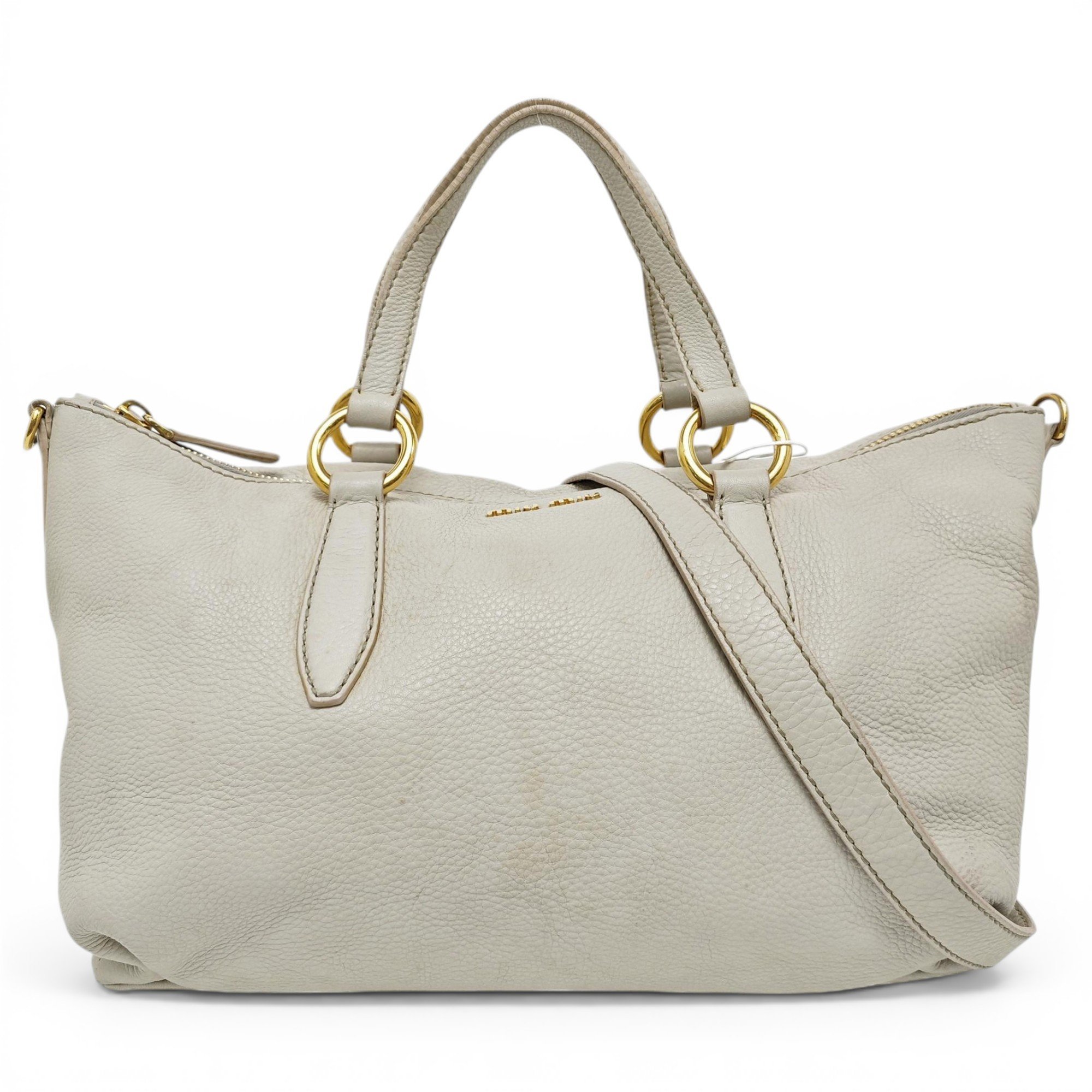 Madras leather crossbody bag