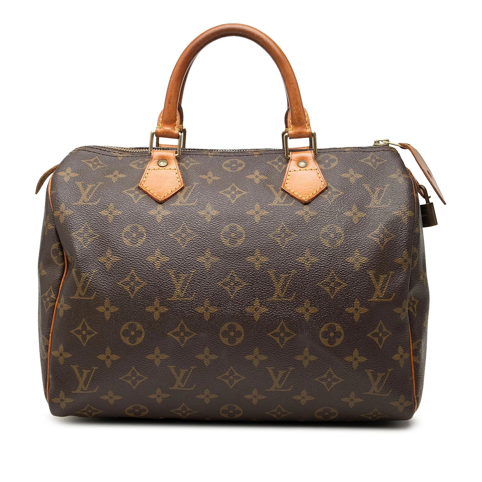 Speedy leather bag