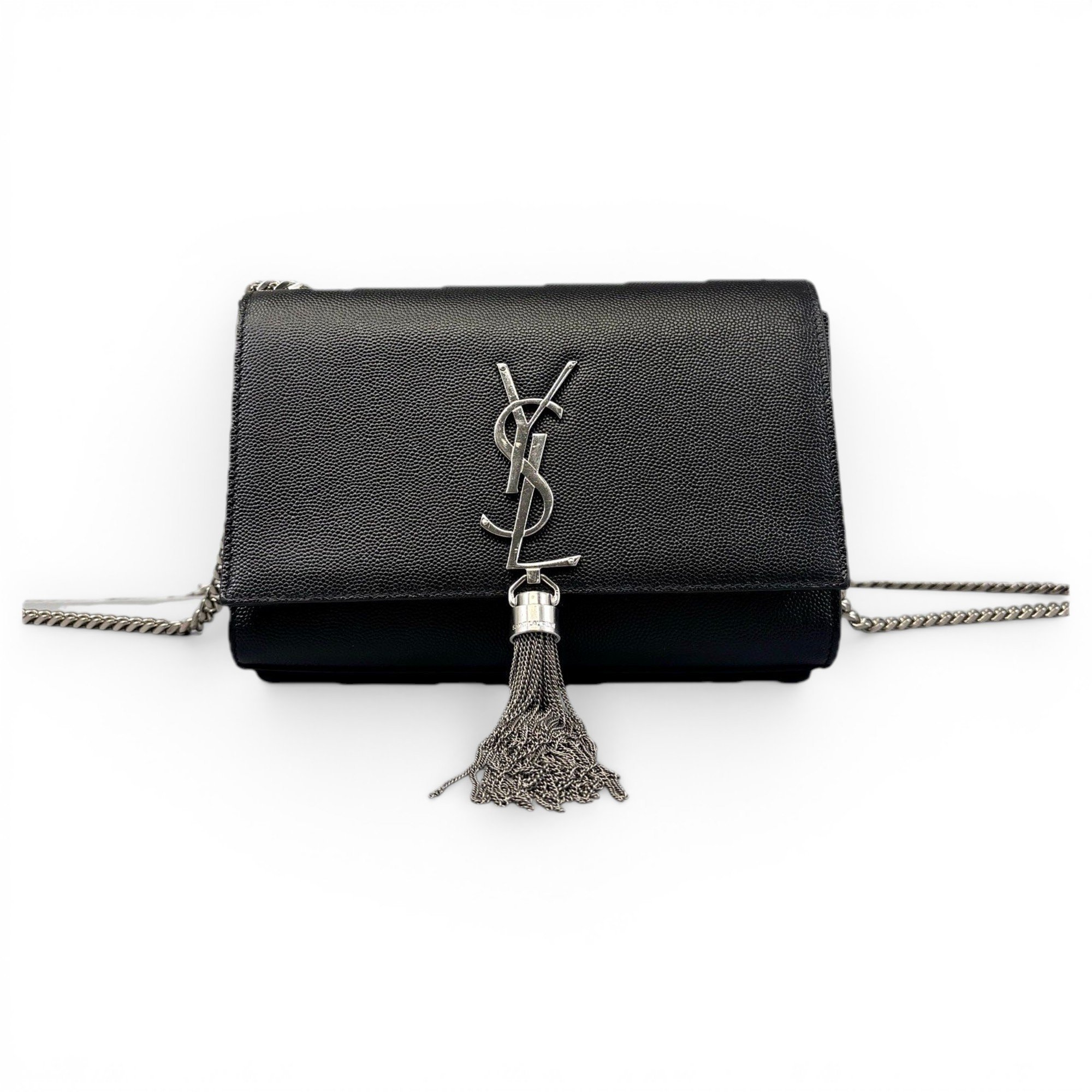 Pompom Kate leather handbag