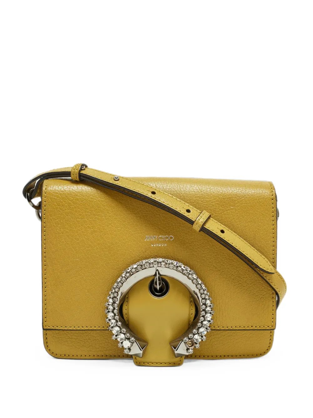 Madeline crystal buckle shoulder bag
