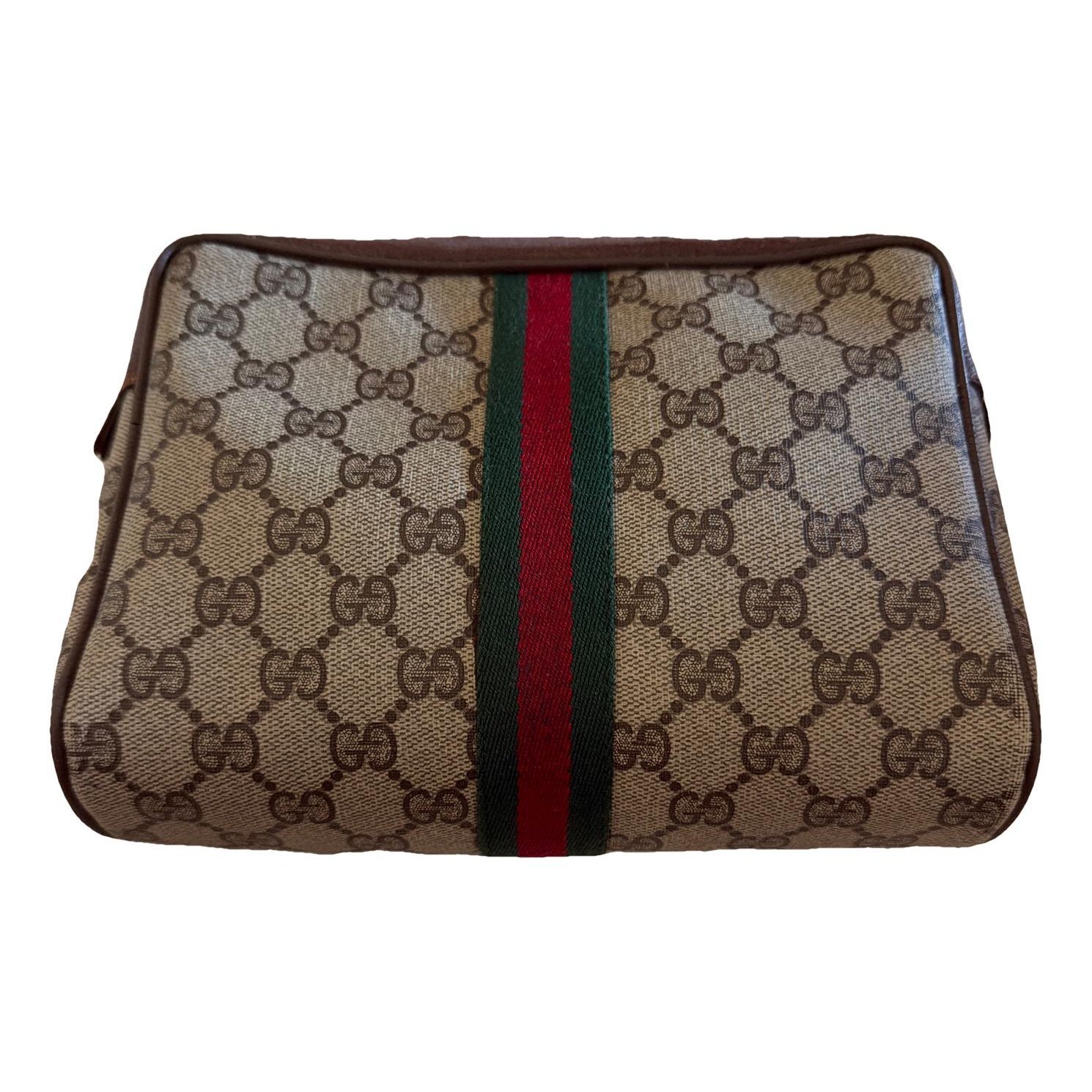 Ophidia leather clutch bag